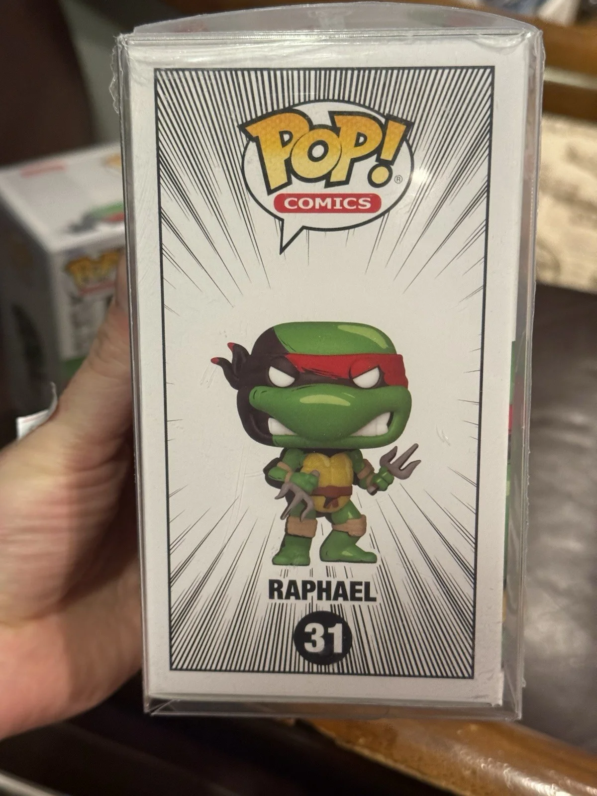 Kevin Eastman — Kevin Eastman Signed Funko Pop 31 Raphael TMNT Eastman & Laird's Pristine COA, image 3