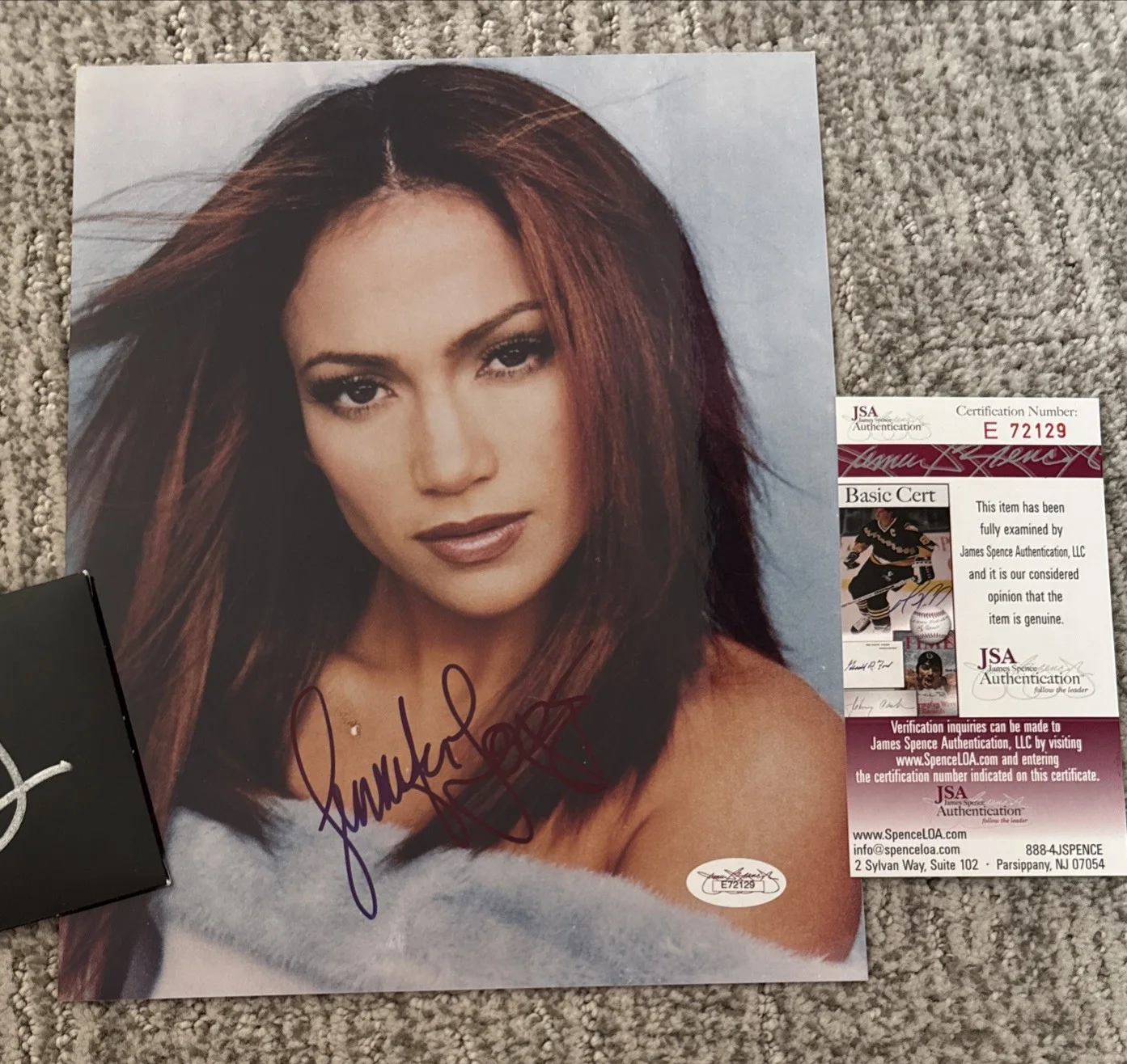 JENNIFER LOPEZ J.LO Vintage Signed Full Autograph 8 x 10 Photo JSA Full Name, image 4