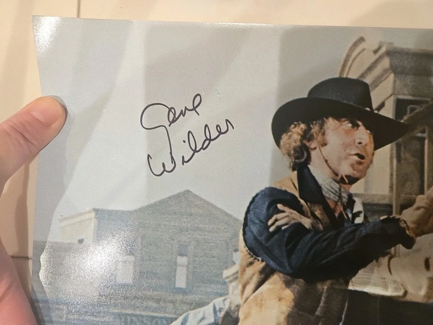 Gene Wilder — Gene Wilder Signed Blazing Saddles Jim 16x20, image 3