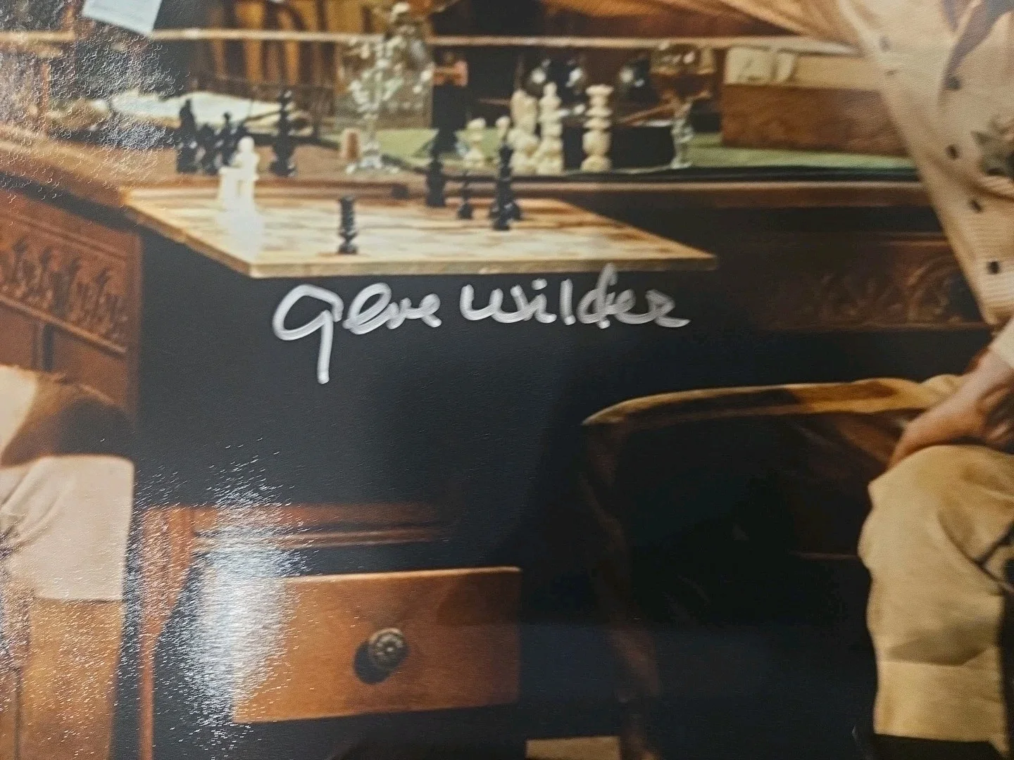 Gene Wilder — GENE WILDER SIGNED BLAZING SADDLES PHOTO CERTIFICATE 16 X 20, image 4
