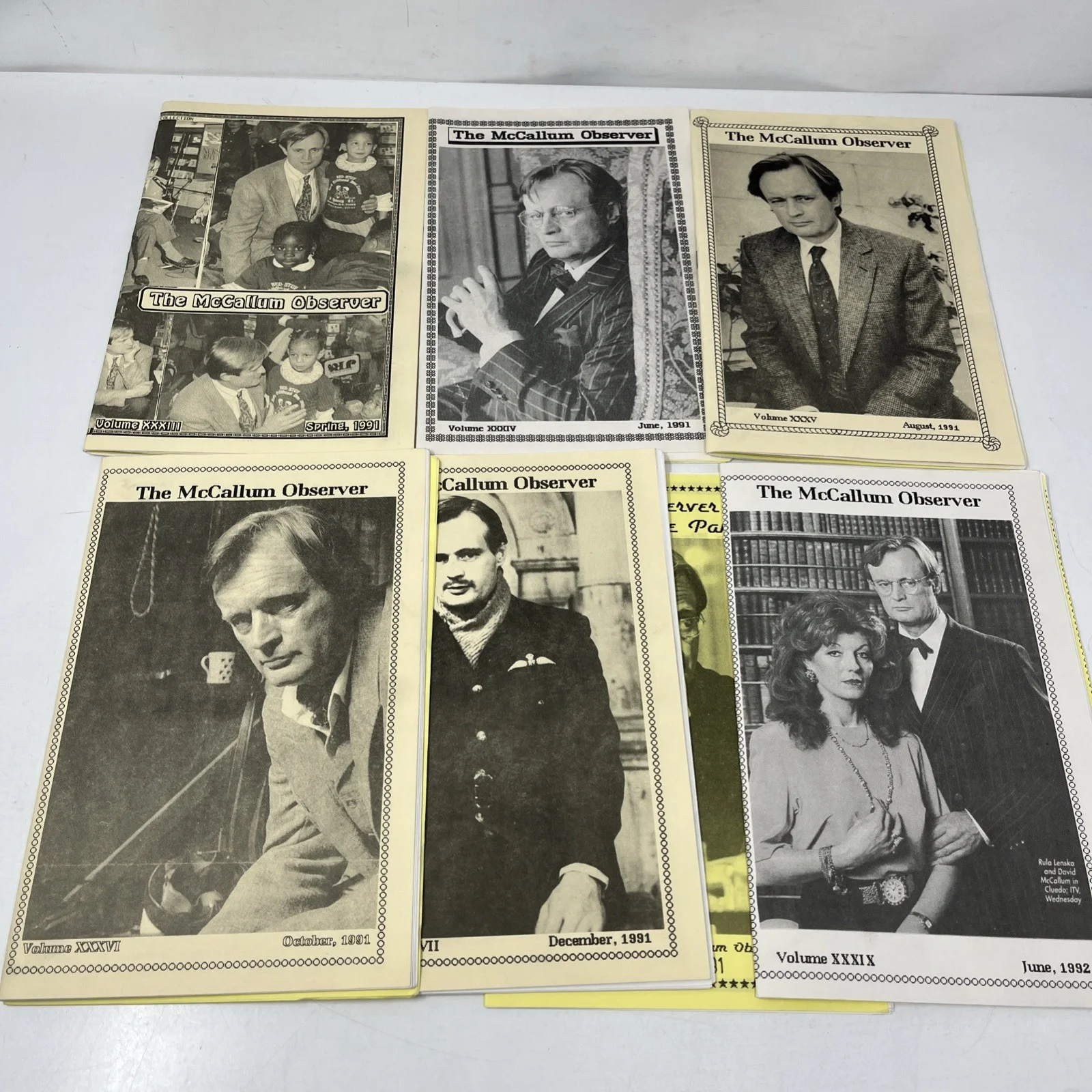 McCallum Observer Fanzines Lot, Man from U.N.C.L.E. 1991 1992 Official, изображение 2
