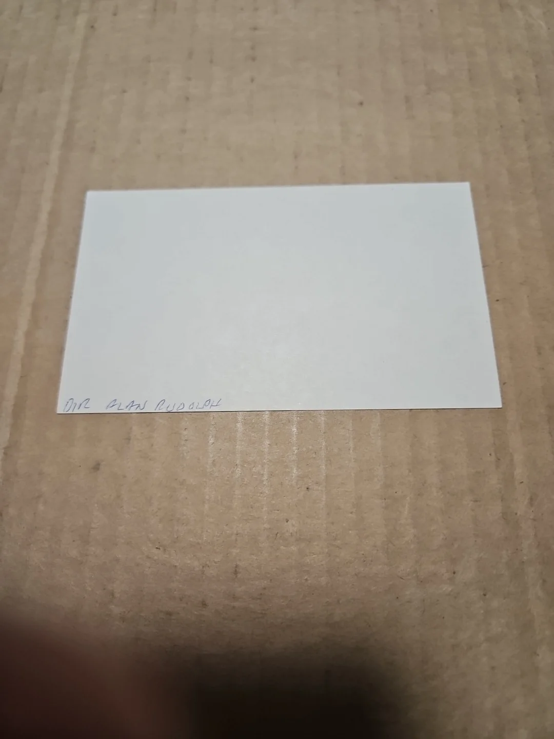 alan rudolph — Alan Rudolph Signed 3x5 Index Card. Director/Screenwriter, image 4