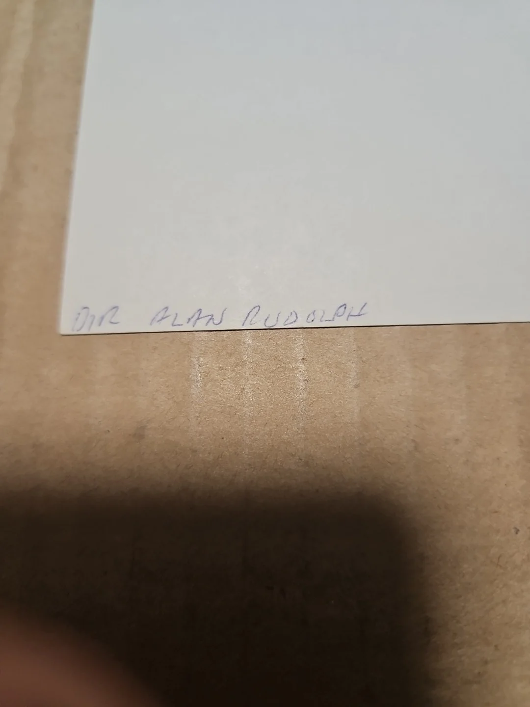 alan rudolph — Alan Rudolph Signed 3x5 Index Card. Director/Screenwriter, image 5