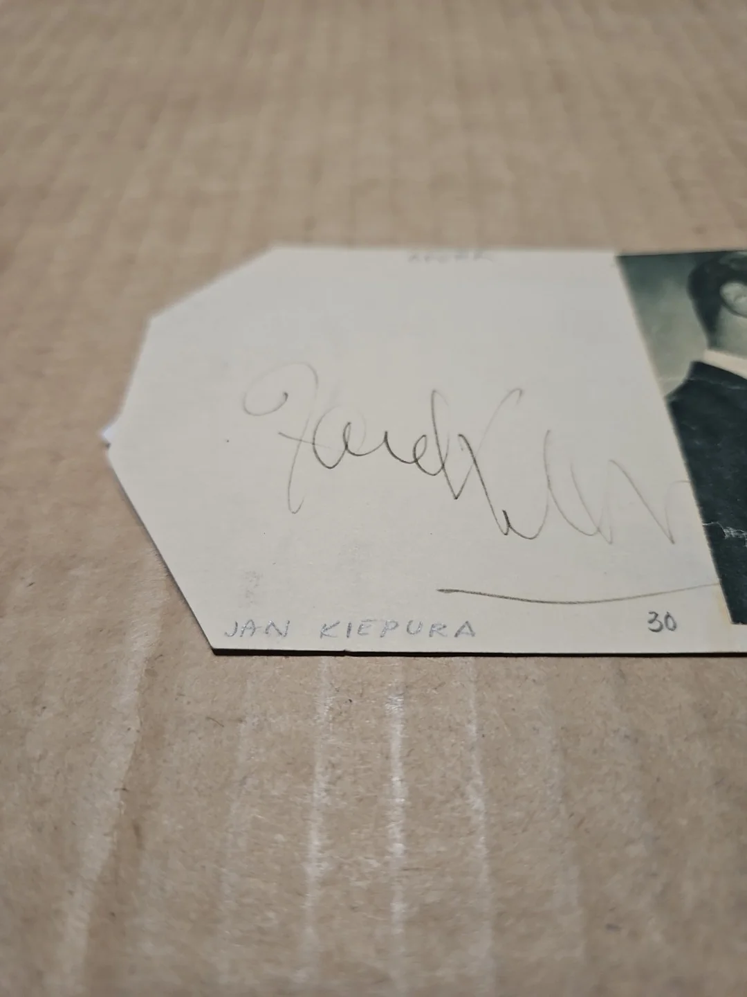 Jan Kiepura Signed Index Card. Opera Singer / Actor, image 3