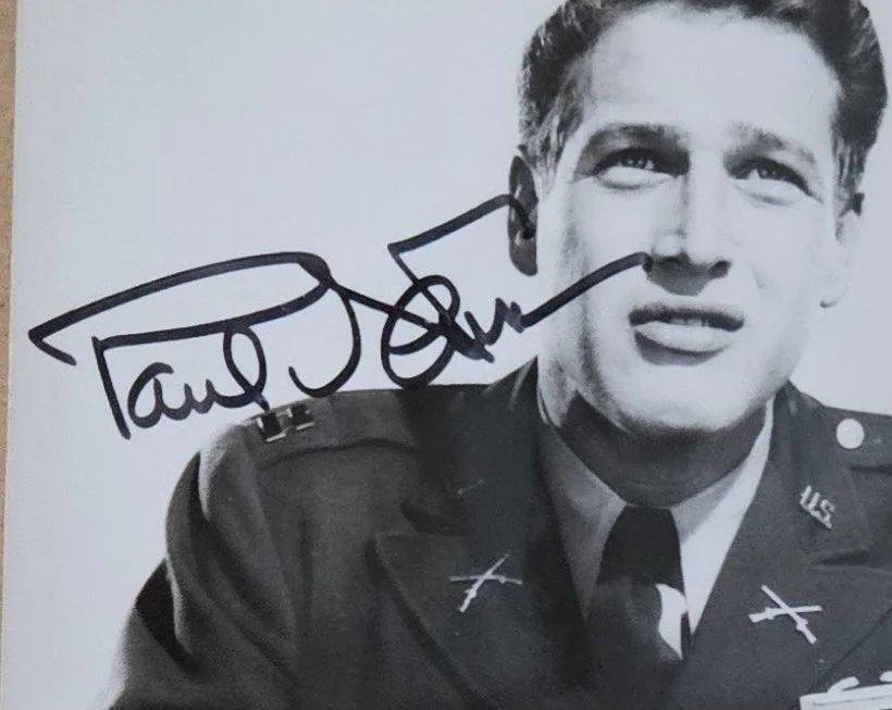 Paul Newman — RARE Paul Newman Signed 1950s Army Photo - Oscar Winner Autograph (7.25" x 9.5"), изображение 3