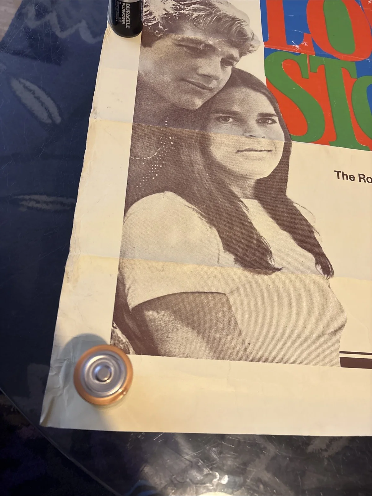 Love Story 1971 Original Rare Film Movie Poster Double Crown Ali Macgraw O’Neal, изображение 2
