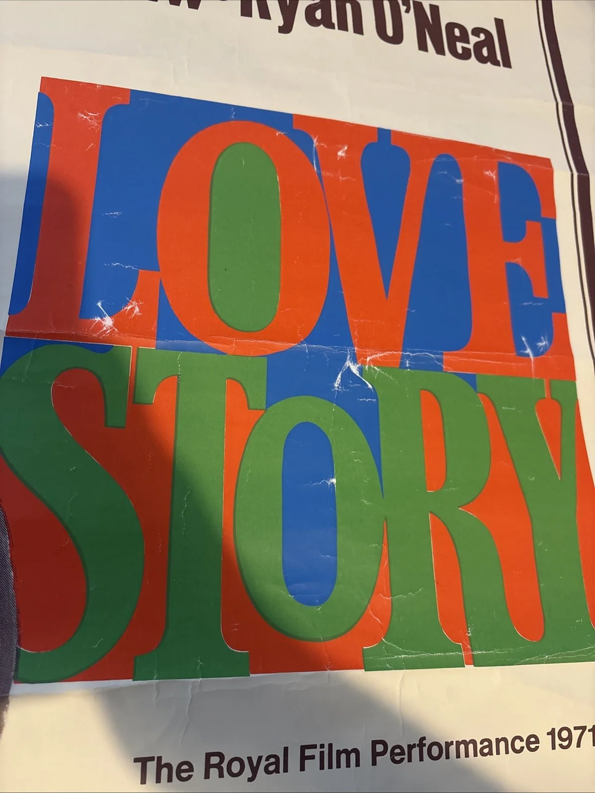 Love Story 1971 Original Rare Film Movie Poster Double Crown Ali Macgraw O’Neal, изображение 4