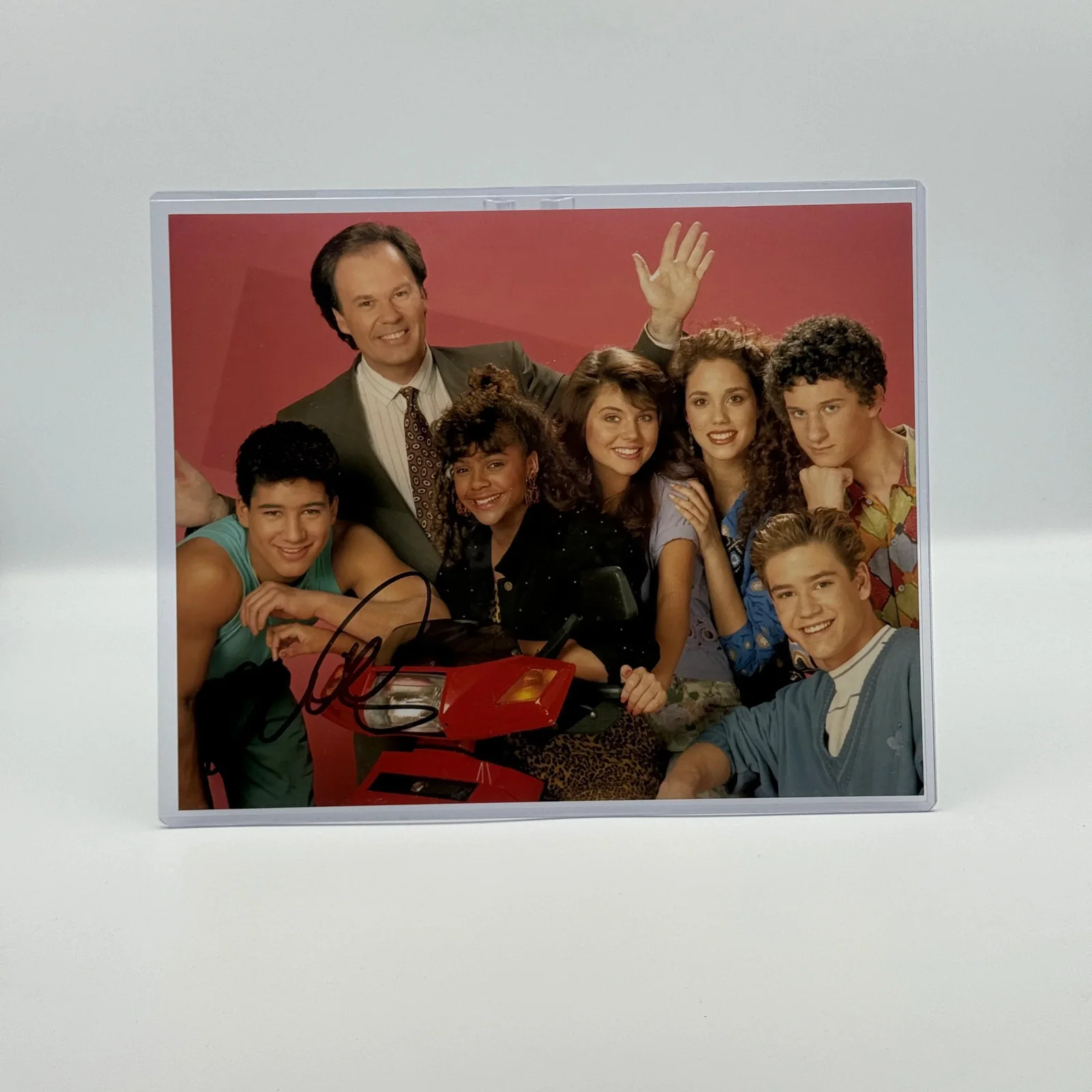 Mario Lopez — Mario Lopez Signed 8x10 Photo JSA Saved By The Bell