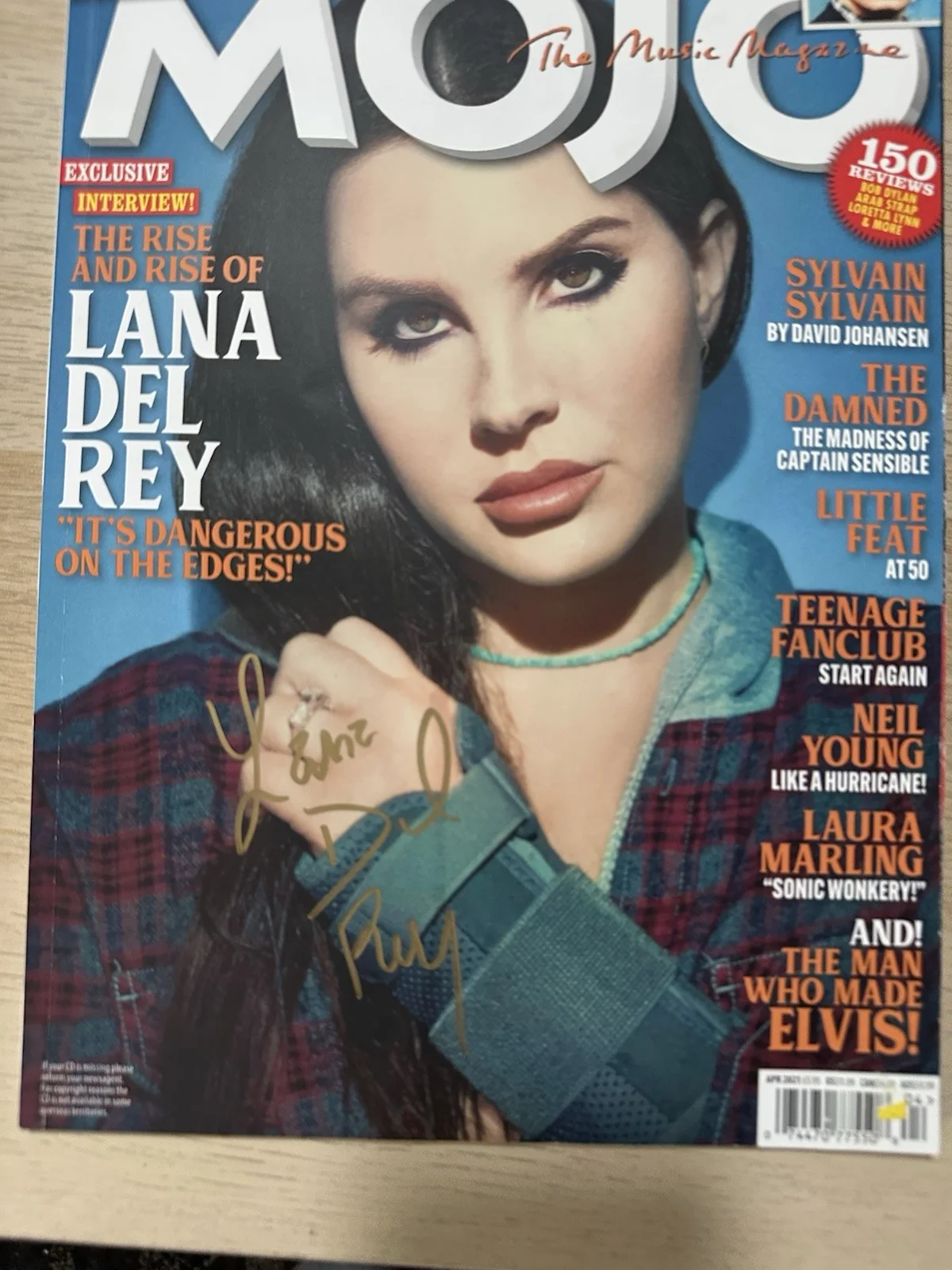 Lana Del Rey — Lana Del Rey Signed Mojo Mag Under Ocean Blvd Ultraviolence Honeymoon, изображение 4