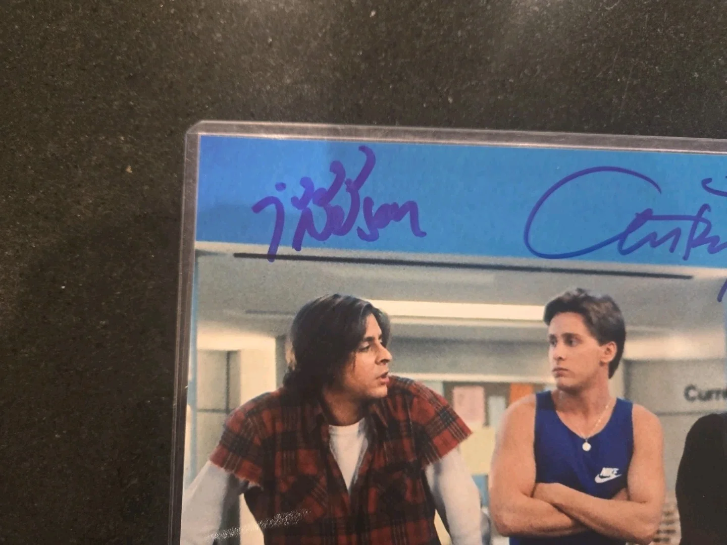The Breakfast Club Cast Signed 8" x 9.75" Photo, изображение 2
