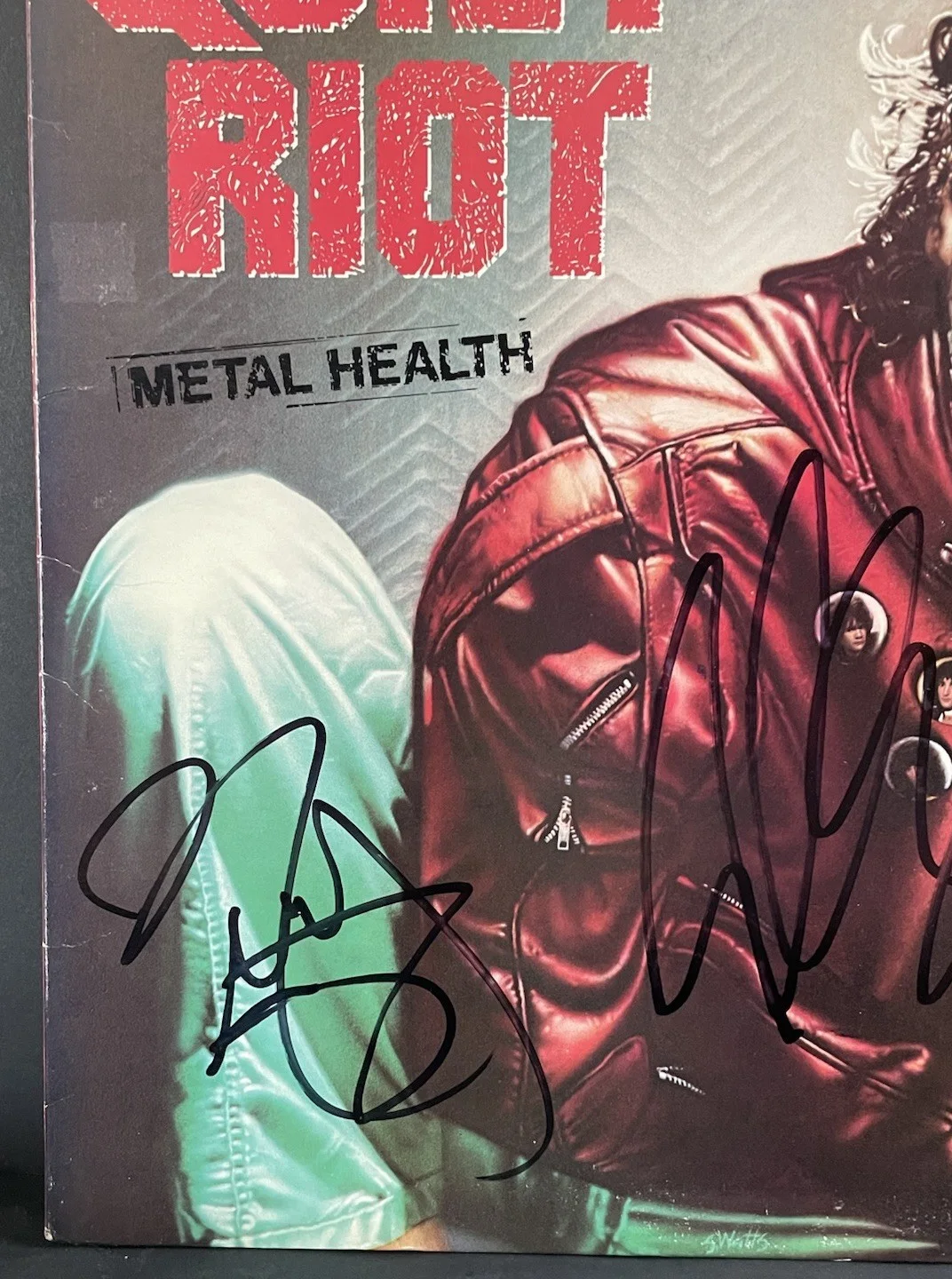 Quiet Riot Rudy Sarzo Carlos Cavazo Signed Metal Health Album Vinyl Record x2, изображение 3