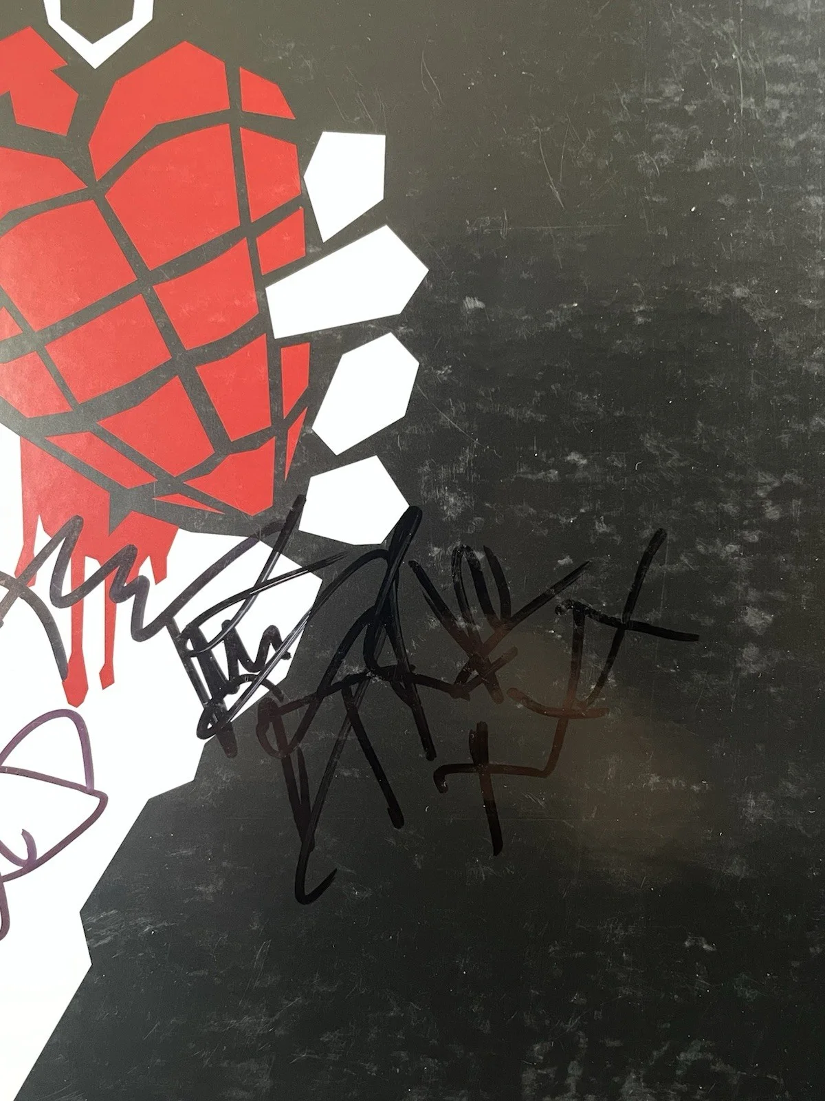 Green Day Armstrong Dirnt Cool x3 Signed American Idiot Album Vinyl Record, изображение 3