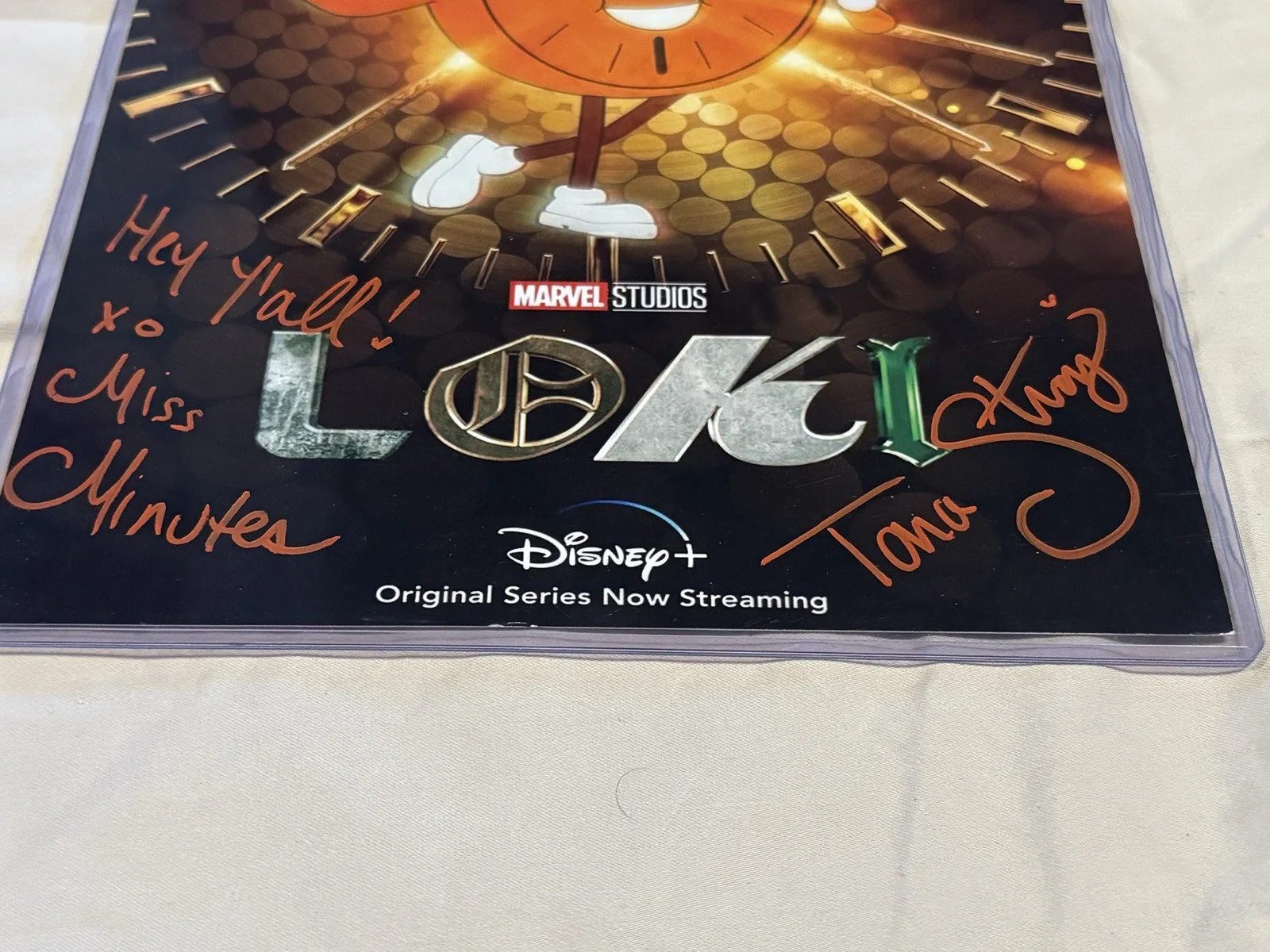Loki 5 Signed Prints: Owen Wilson Mbatha-Raw Grant Tara Strong Oparei ~ BAS,ACOA, изображение 4