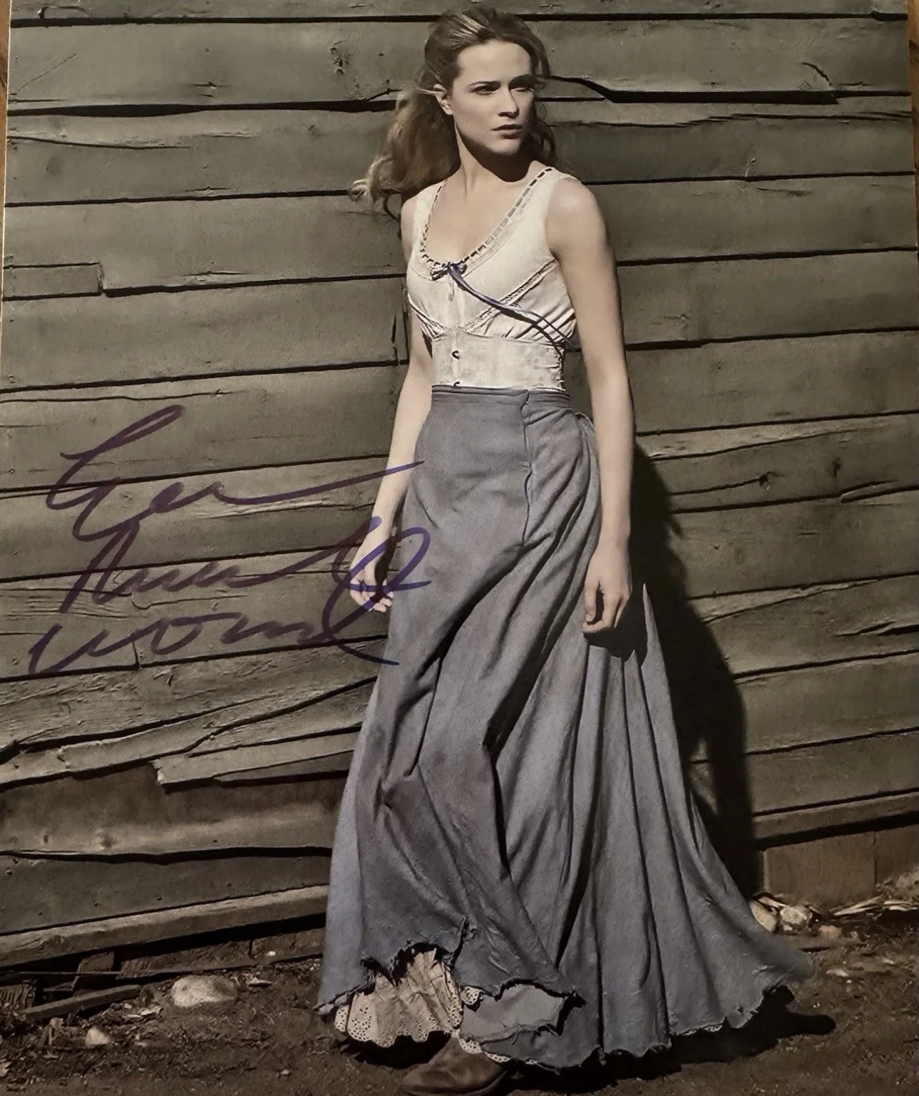 Evan Rachel Wood — Westworld Evan Rachel Wood Signed 8x10 Photo W/COA