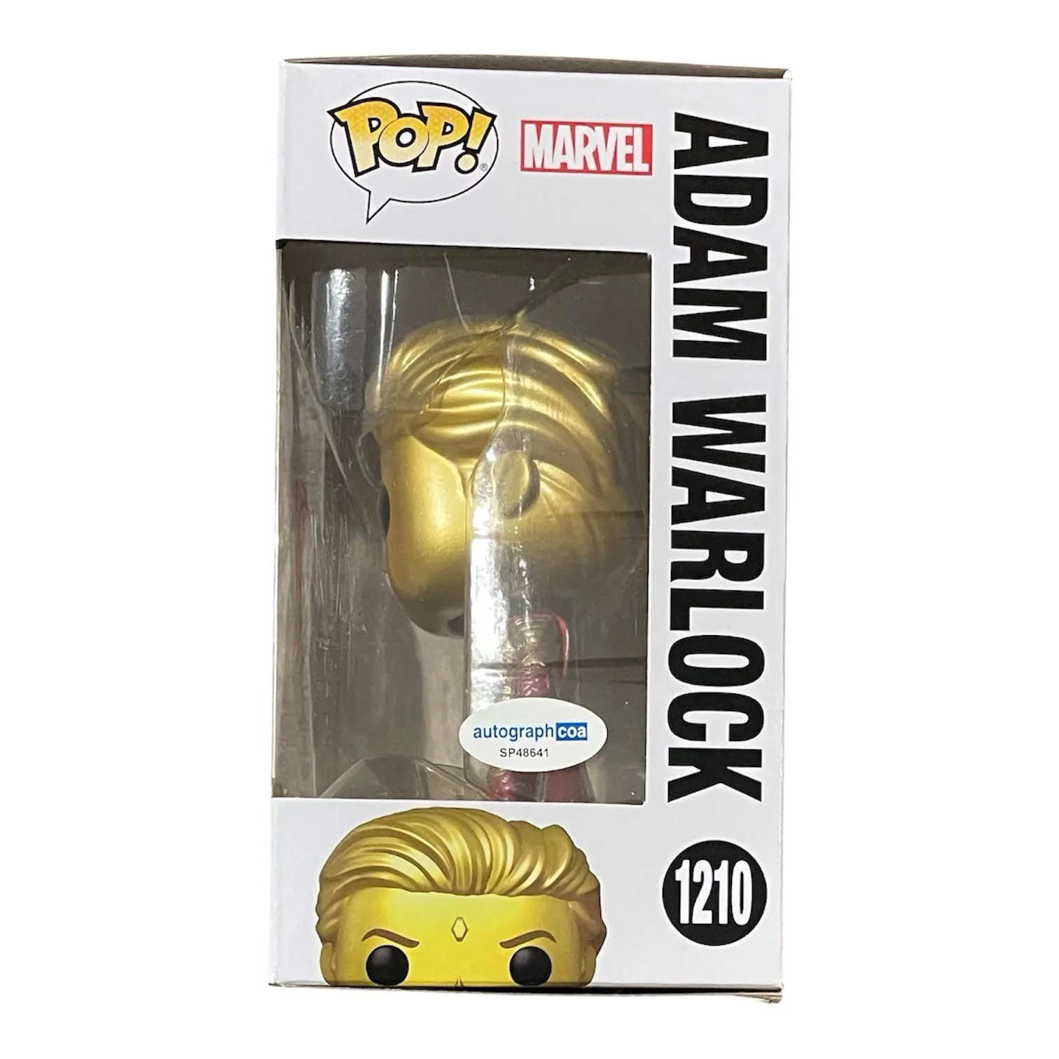 Will Poulter Signed Autographed Guardians Of Galaxy Adam Warlock Funko Pop ACOA, image 3
