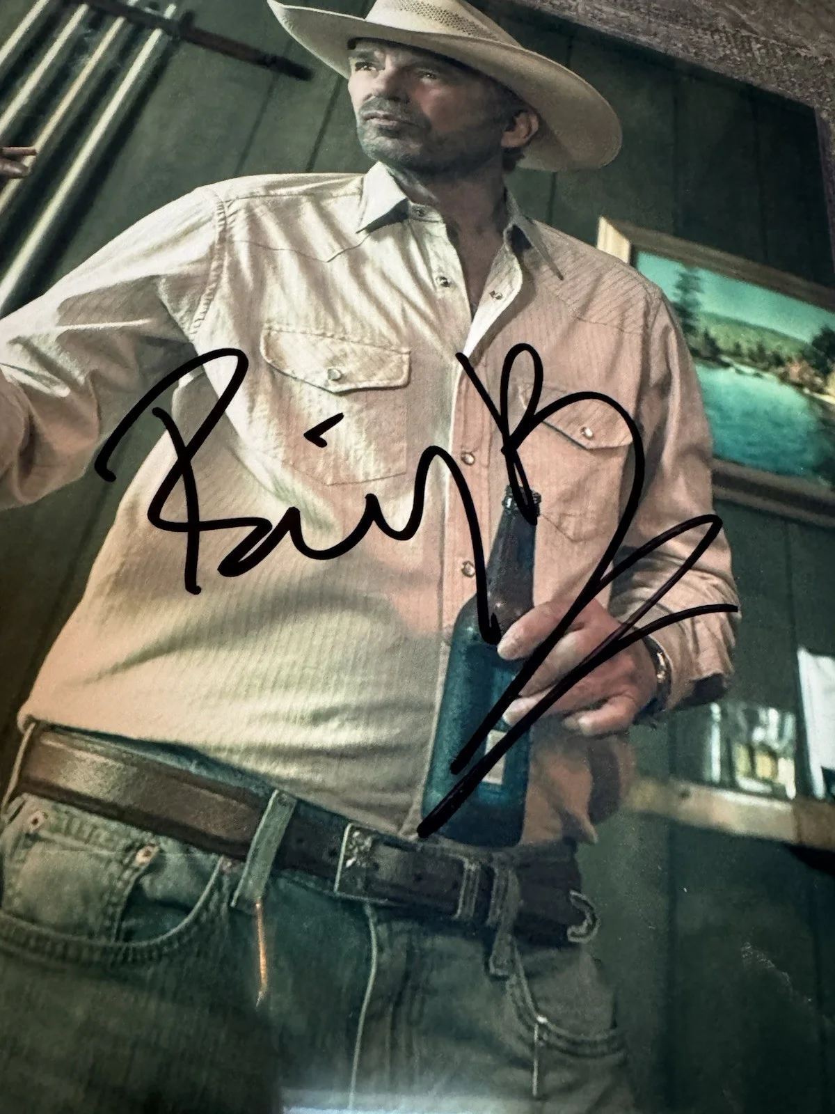 Billy Bob Thornton — Billy Bob Thornton signed Landman 8x10 photo. Guaranteed authentic Dual COAs, изображение 2