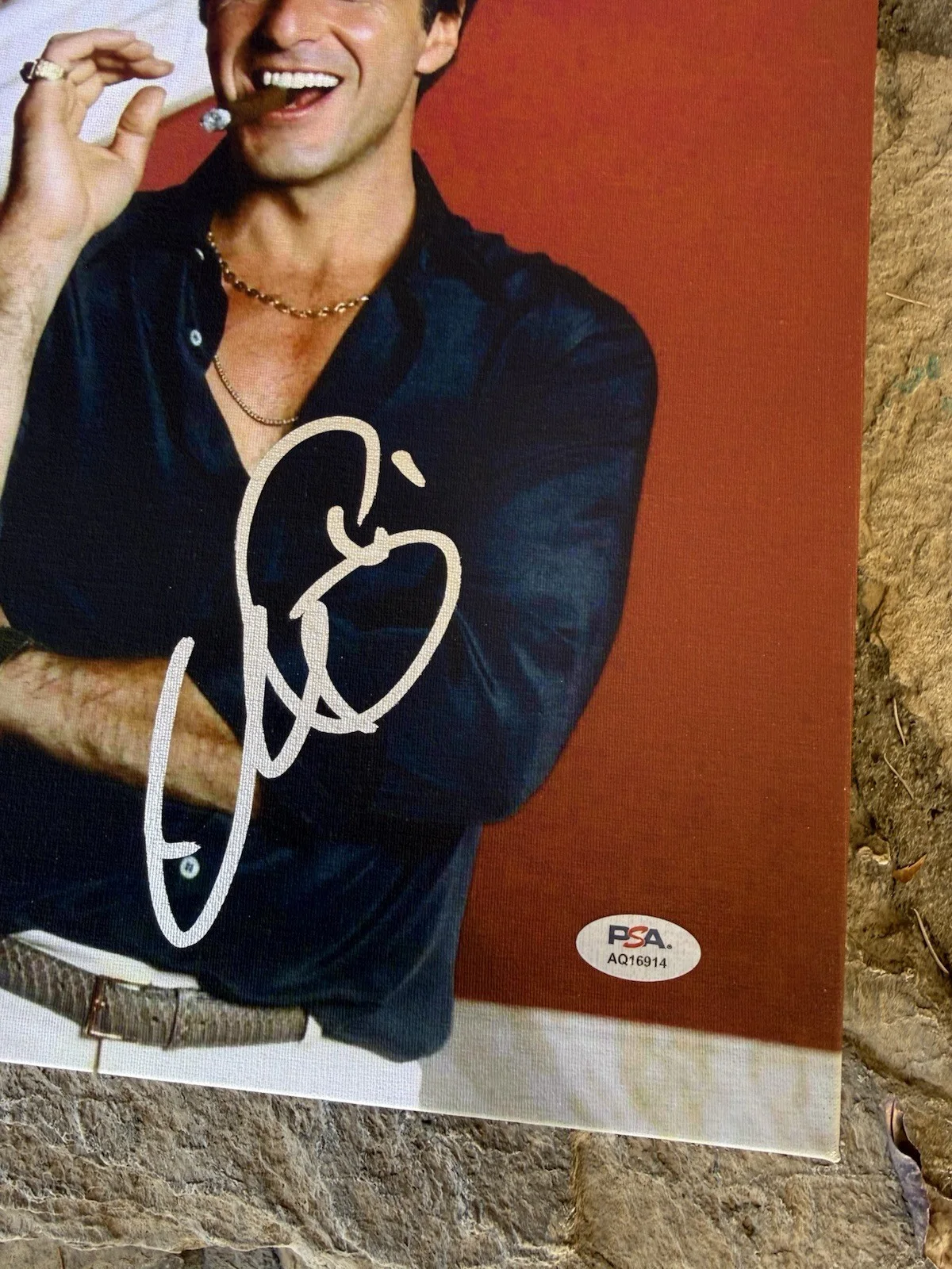 Al Pacino — Al Pacino Signed Autographed 16x20 Stretched Canvas PSA/DNA AUTO SCARFACE, image 2