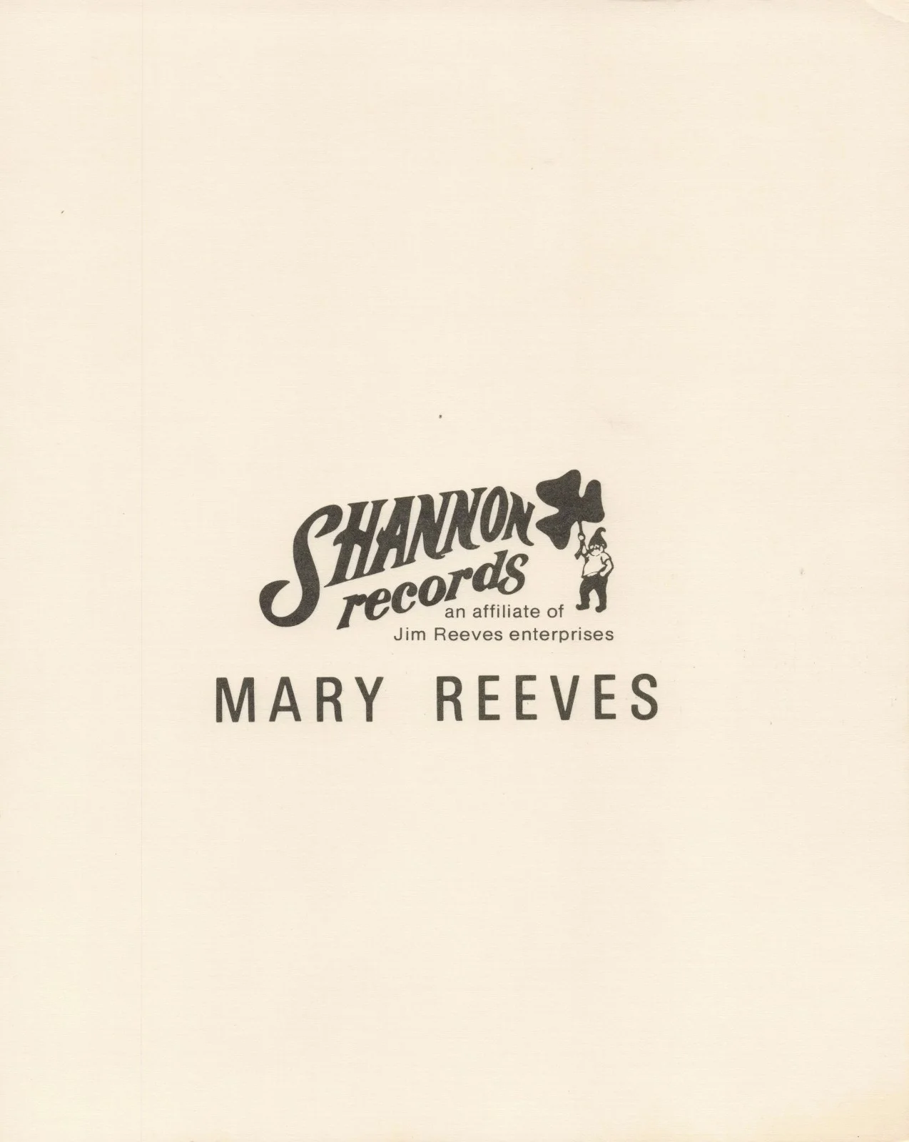 Autographed 8x10 Photo - Mary Reeves - Jim Reeves' Widow - Country Music, изображение 2