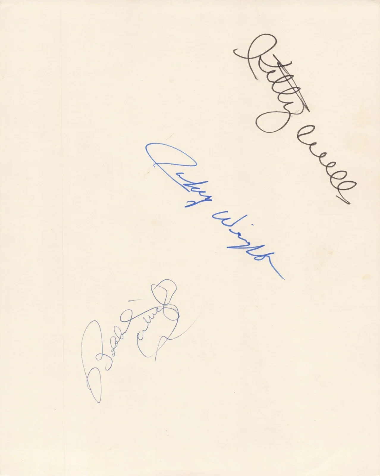 Autographed 8x10 Photo - Kitty Wells Ruby Wright Bobby Wright - Country Music, image 2