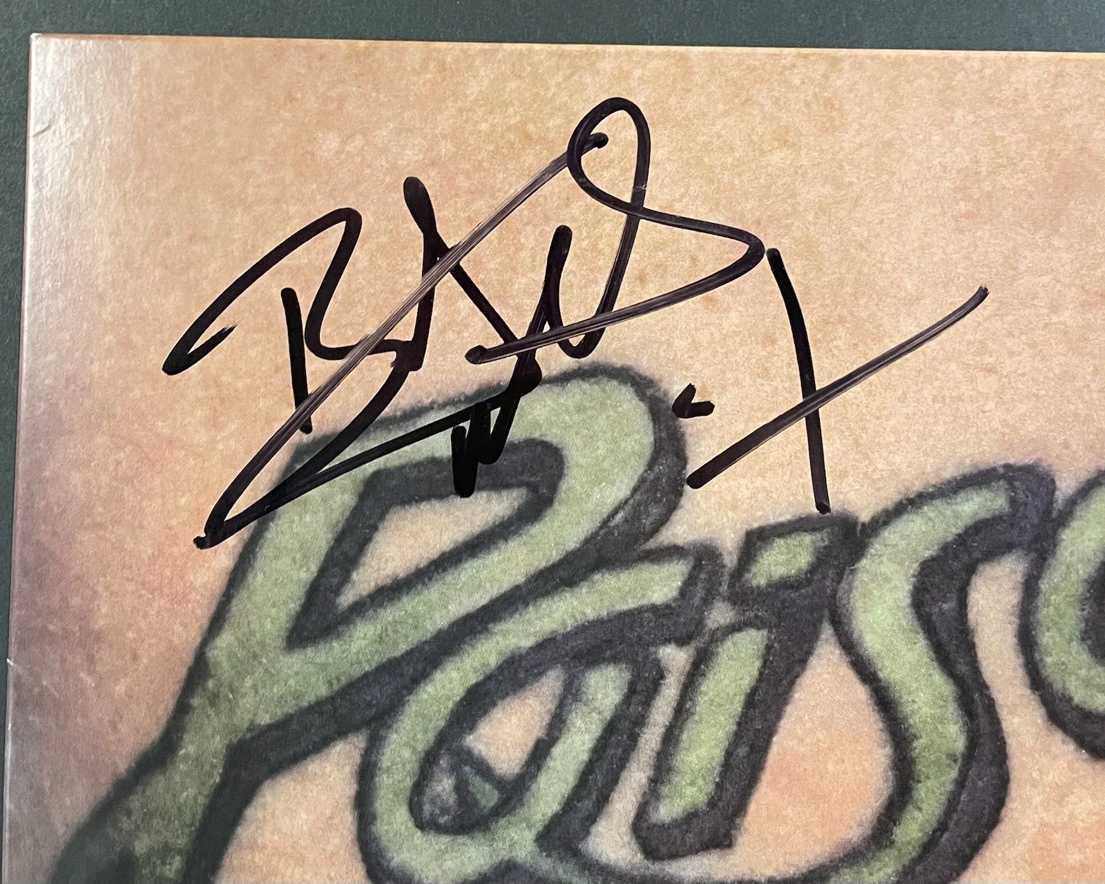 Poison Bret Michaels Rikki Rockett Signed x2 Flesh And Blood Vinyl Record LP, изображение 2