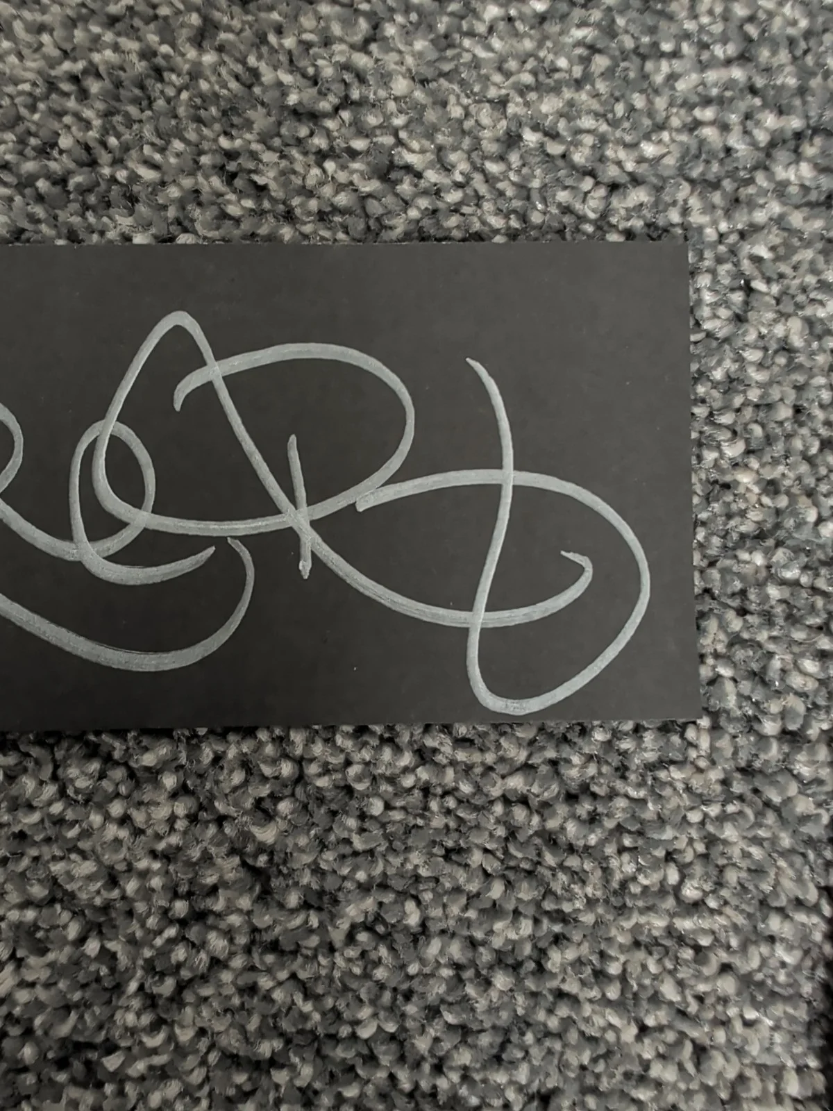 Rhonda Rousey Cut Autograph From Her Book Silver On Black, image 4