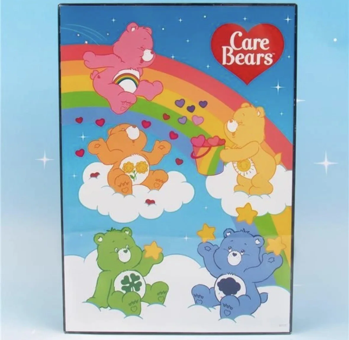 Official Care Bears Rainbow Poster Light USB Wall or Freestanding Night Light, image 5