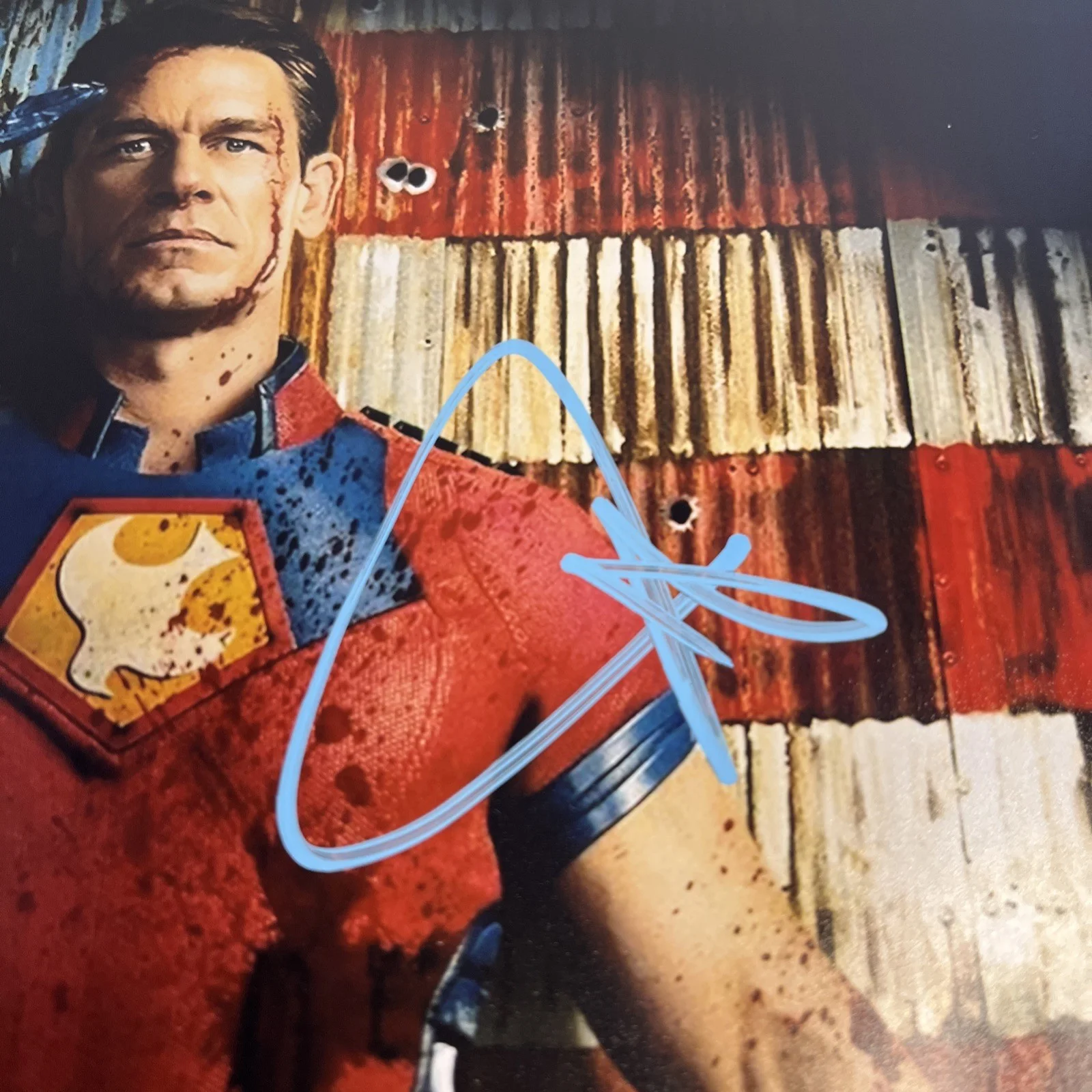 John Cena — John Cena Signed Photo DC’s ‘The Peacemaker’ 8x10 Autographed COA Hologram, изображение 2