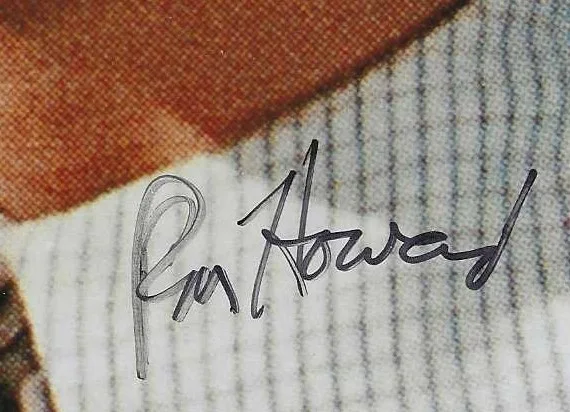 RON HOWARD — RON HOWARD HAND SIGNED PHOTO AS "OPIE" FROM THE "ANDY GRIFFITH SHOW", image 2
