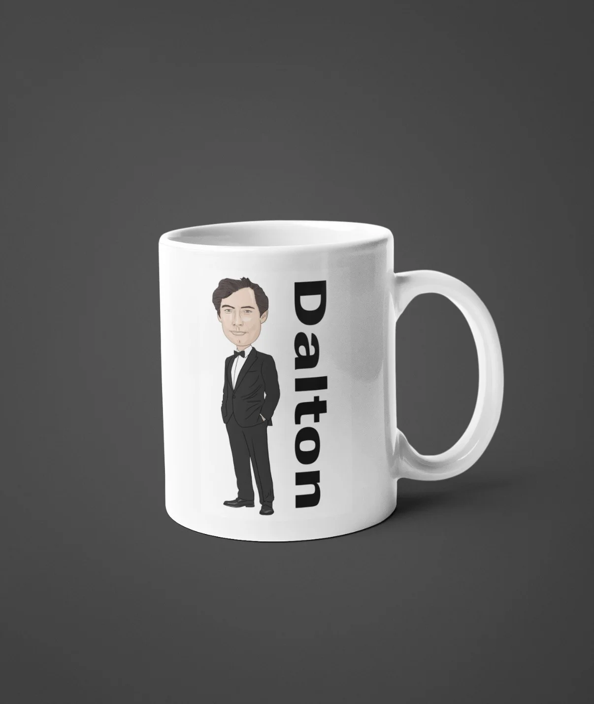James Bond Timothy Dalton Unofficial Movie theme Cartoon Graphic Art Mug, изображение 2
