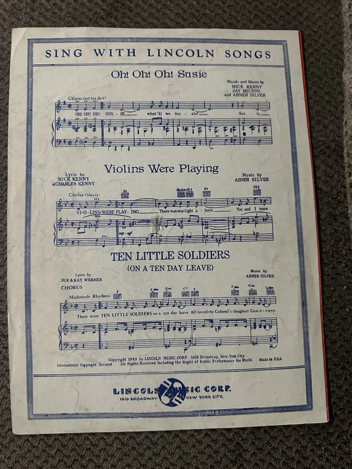 Frank Sinatra Autographed Sheet Music Little Did I Know with PSA LOA, image 3