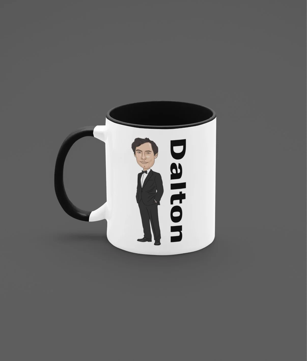 James Bond Timothy Dalton Unofficial Movie theme Cartoon Graphic Art Mug, изображение 2