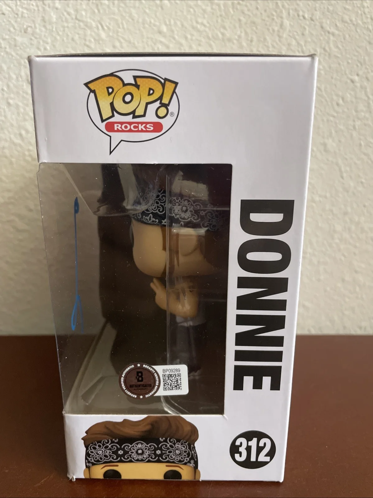 Donnie Wahlberg Signed Autograph New Kids On The Block Funko Pop 312 Beckett BAS, изображение 2