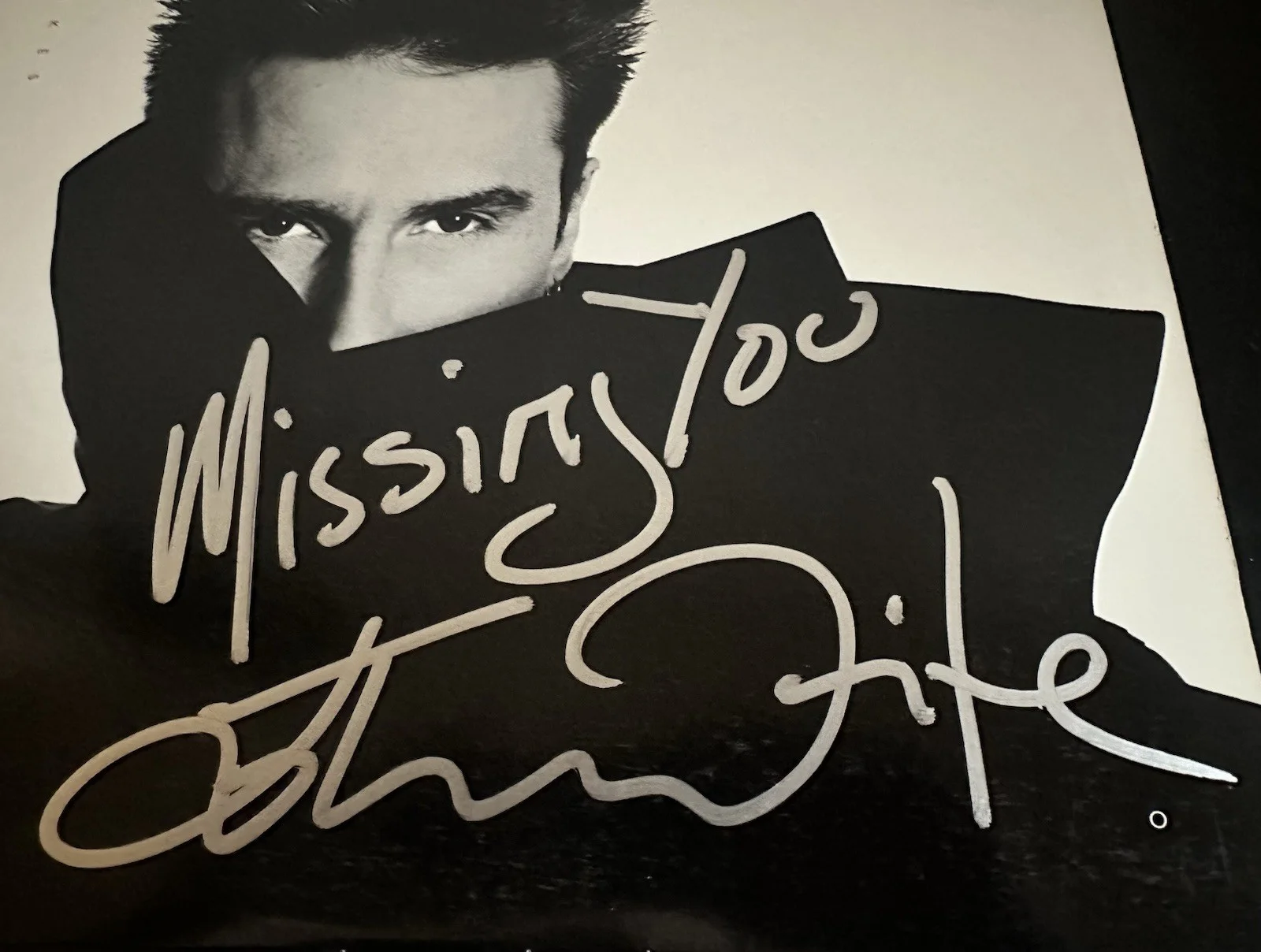 JOHN WAITE SIGNED NO BRAKES VINYL RECORD LP W/ MISSING YOU INSC. VIDEO PROOF, изображение 5