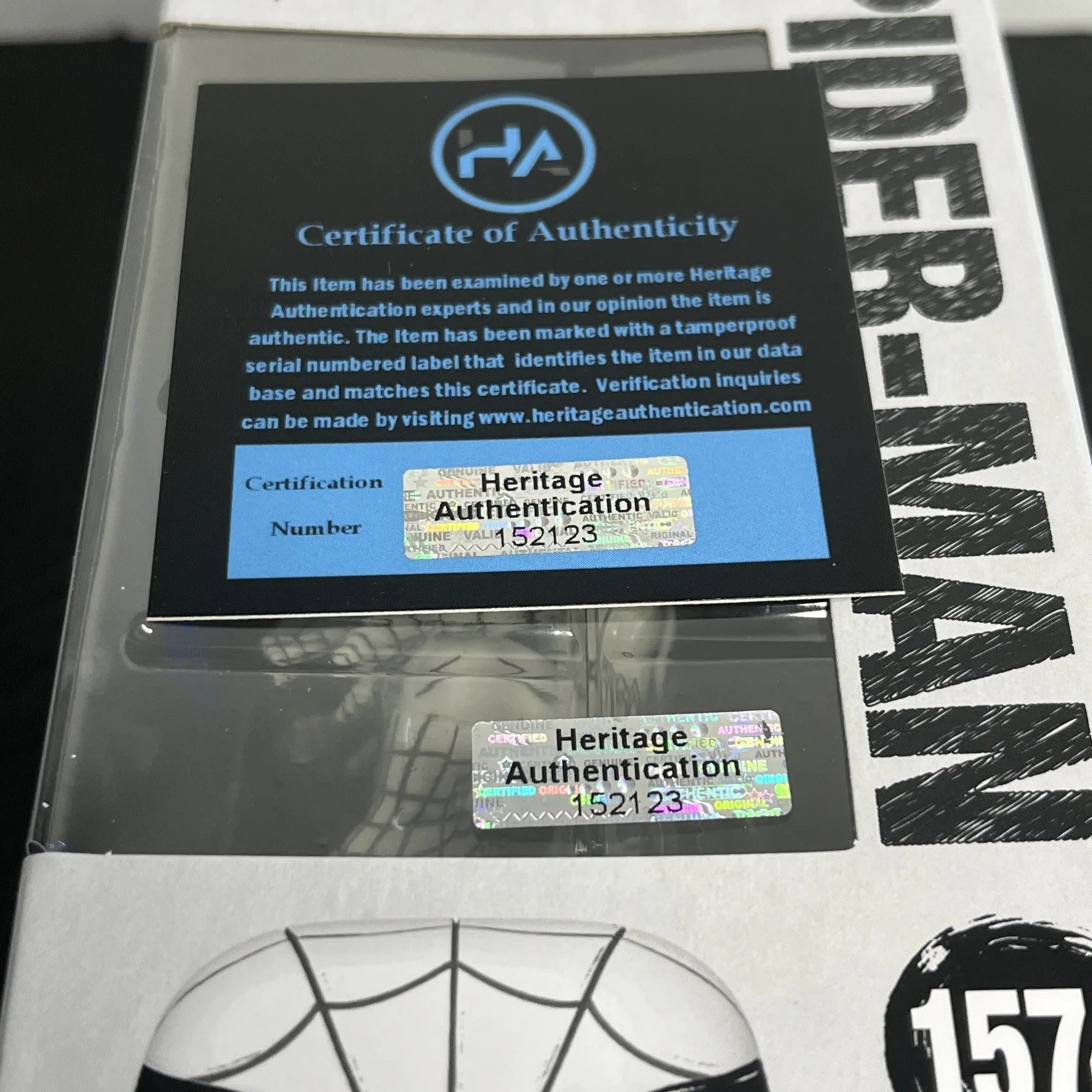 Tobey Maguire — Tobey Maguire signed Friendly Neighborhood Spider-Man Funko Pop #1574 COA, изображение 3