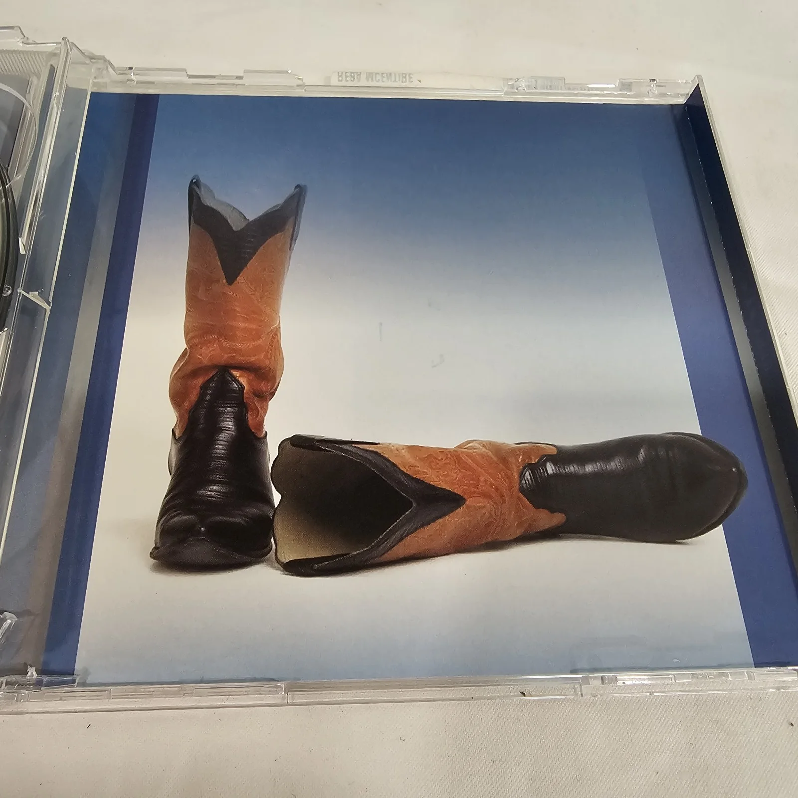Reba McEntire Signed Cd "#1's" Two Disc collection, image 5