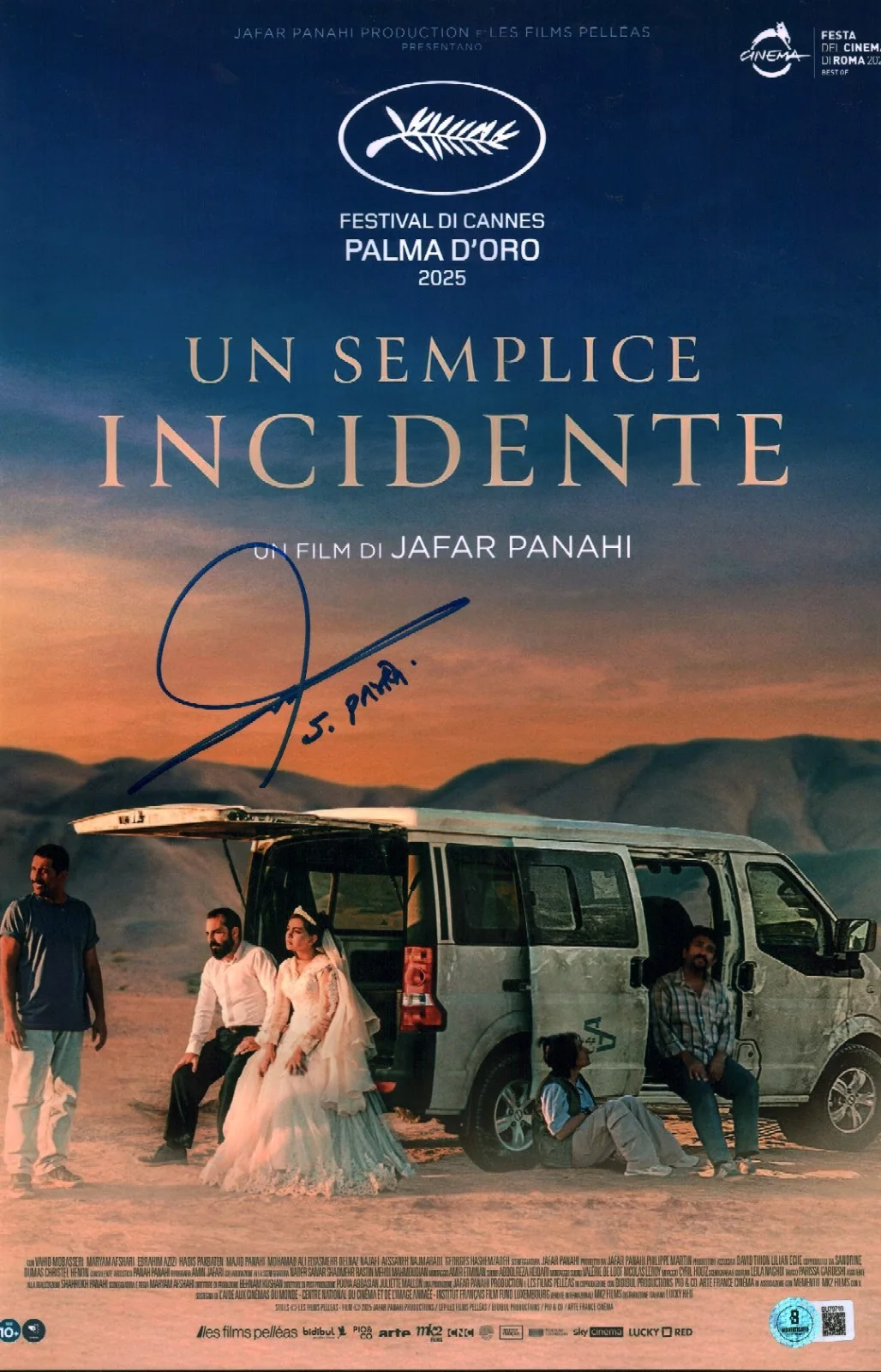 jafar panahi — Jafar Panahi Signed It Was Just An Accident Director 11x17 Photo Poster BAS COA