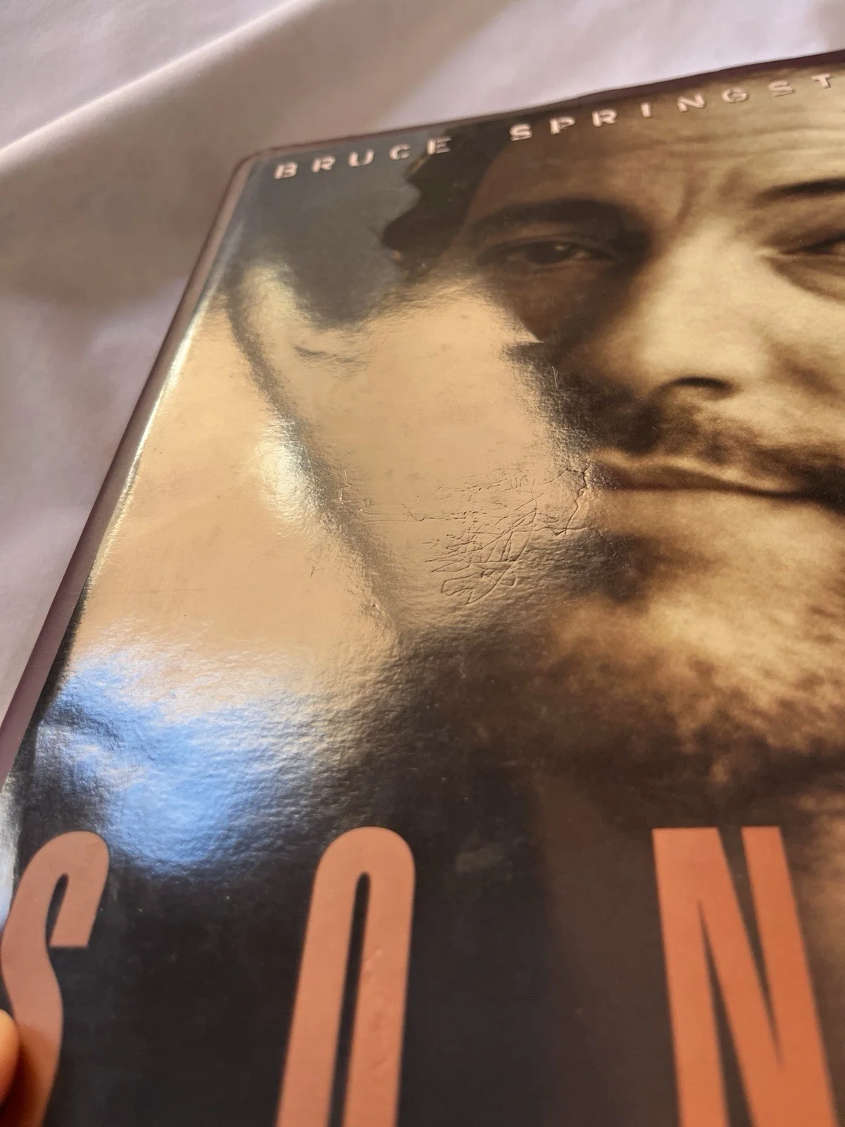 Bruce Springsteen — BRUCE SPRINGSTEEN AUTOGRAPHED SIGNED RARE FIRST 1ST EDITION SONGS BOOK BORN USA, изображение 3