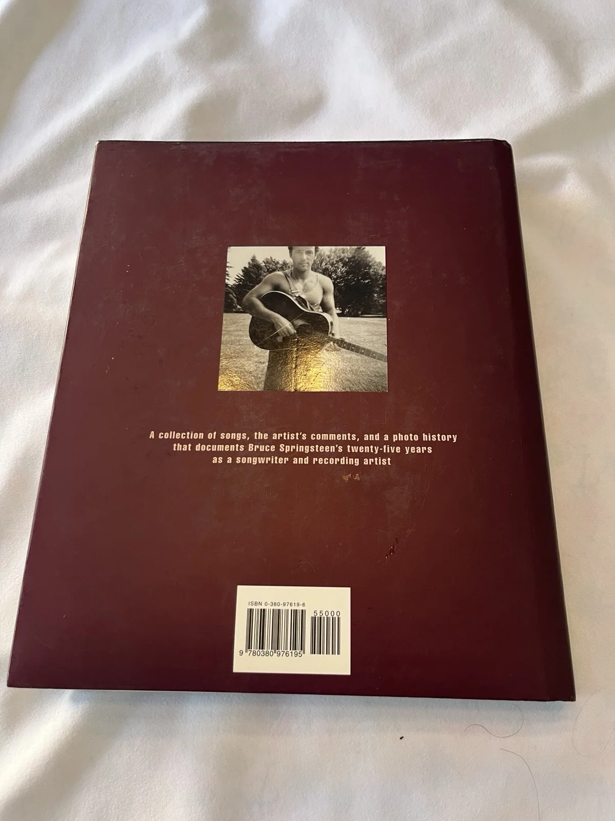 Bruce Springsteen — BRUCE SPRINGSTEEN AUTOGRAPHED SIGNED RARE FIRST 1ST EDITION SONGS BOOK BORN USA, изображение 4