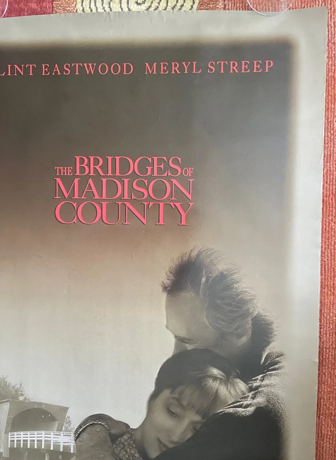 THE BRIDGES OF MADISON COUNTY (1995) Original UK One Sheet Movie Film Poster, изображение 3