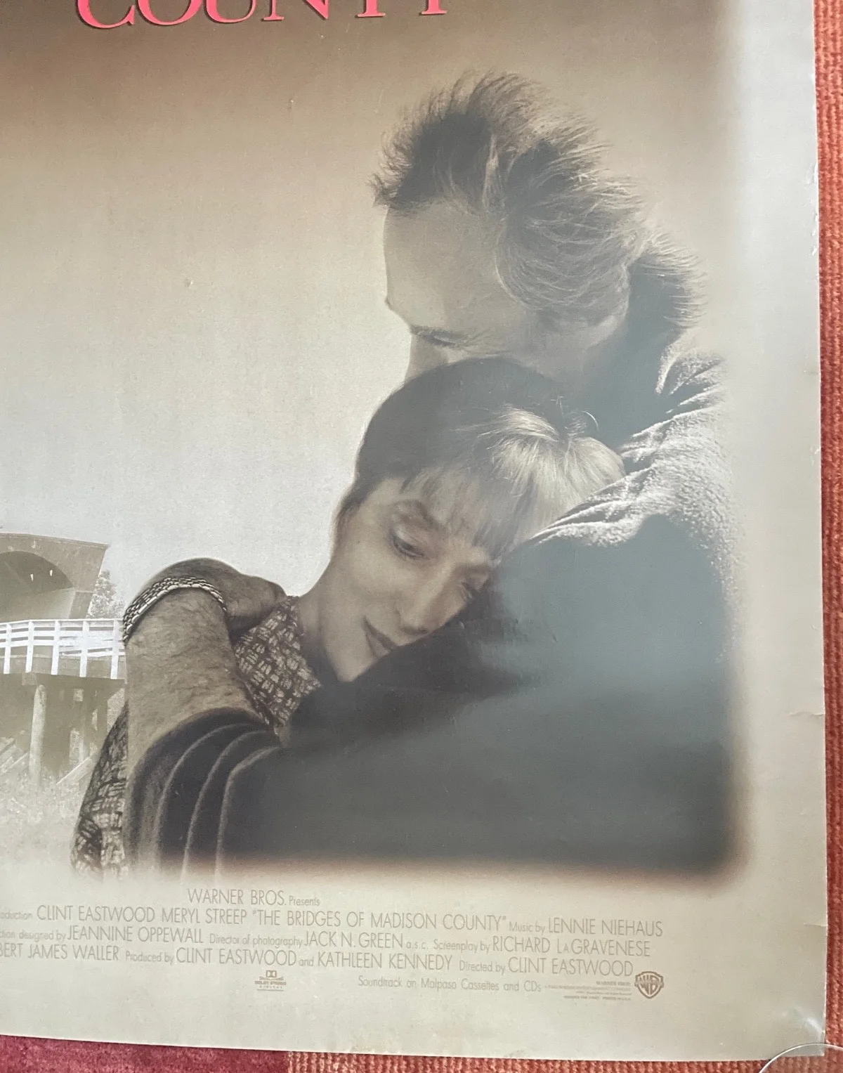THE BRIDGES OF MADISON COUNTY (1995) Original UK One Sheet Movie Film Poster, изображение 5