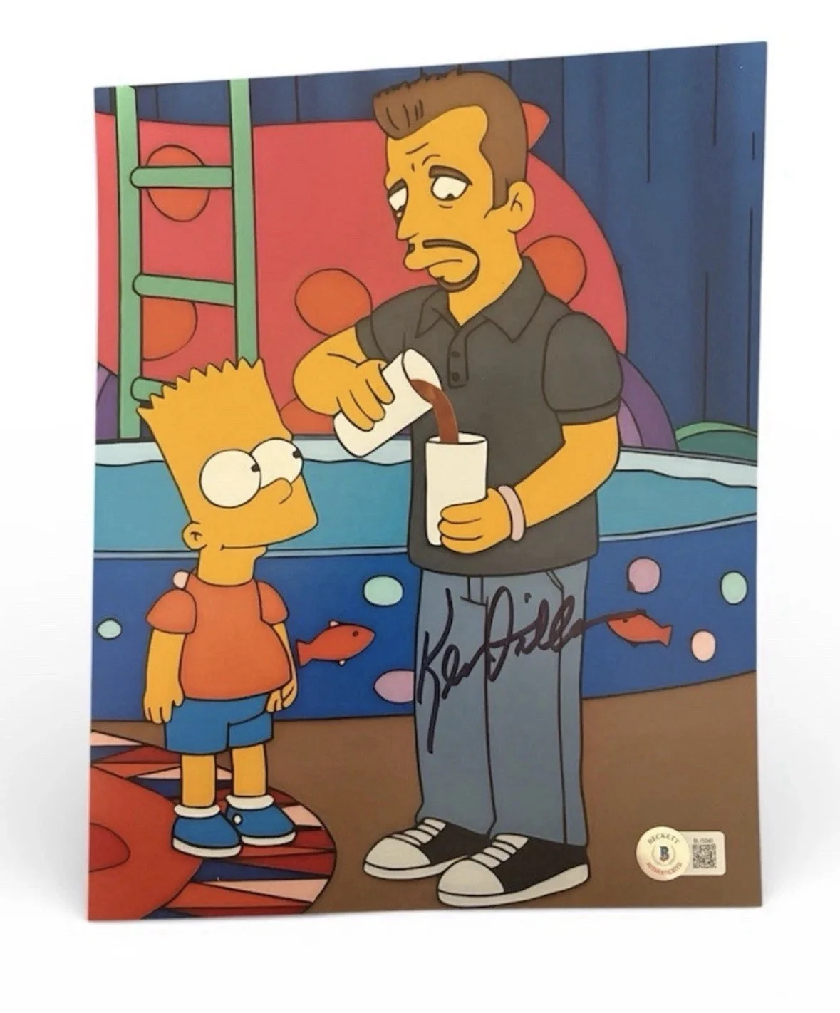 Kevin Dillon — Kevin Dillon Signed 8x10 Photo The Simpsons Entourage W/ COA Beckett