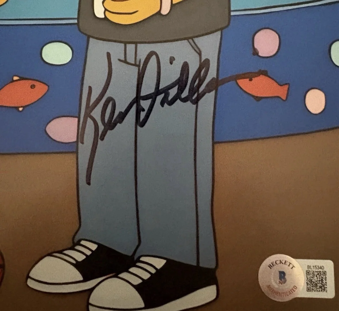 Kevin Dillon — Kevin Dillon Signed 8x10 Photo The Simpsons Entourage W/ COA Beckett, изображение 2