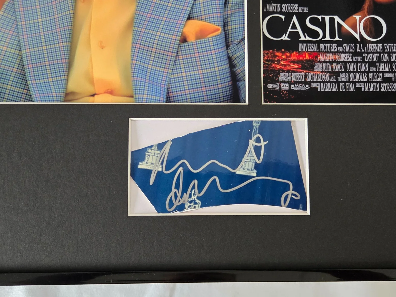 Robert De Niro Signed Photo Display 16x20 Framed Casino RR, image 2