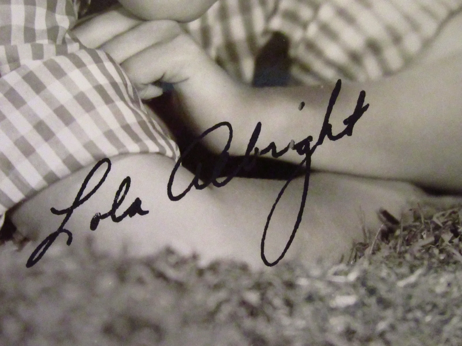 Lola Albright — Lola Albright Autographed Photo in Original Mailing Envelope Early, изображение 2