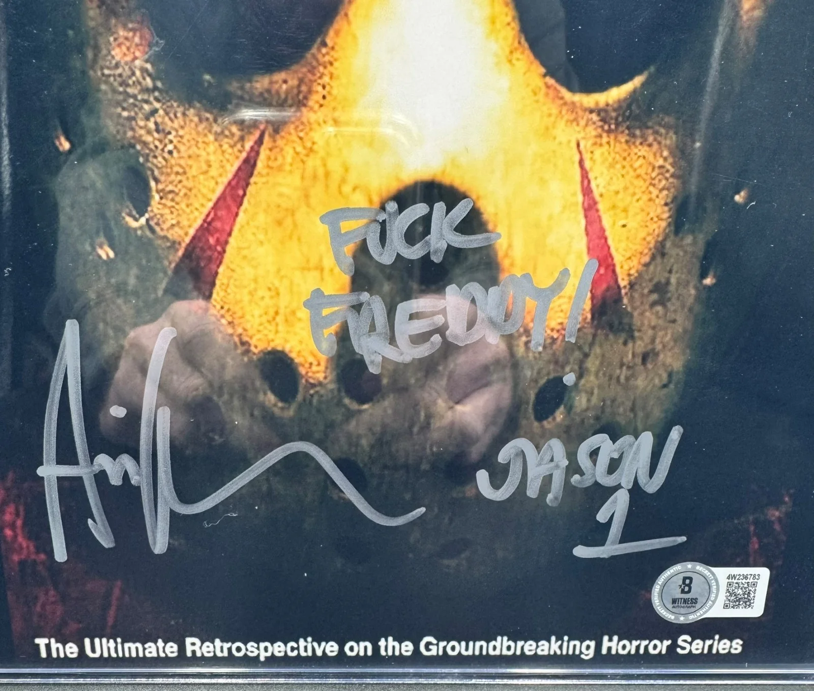 Ari Leeman — Ari Lehman Jason Voorhees Signed Friday The 13th 8x10 Photo - Beckett Witnessed, изображение 2