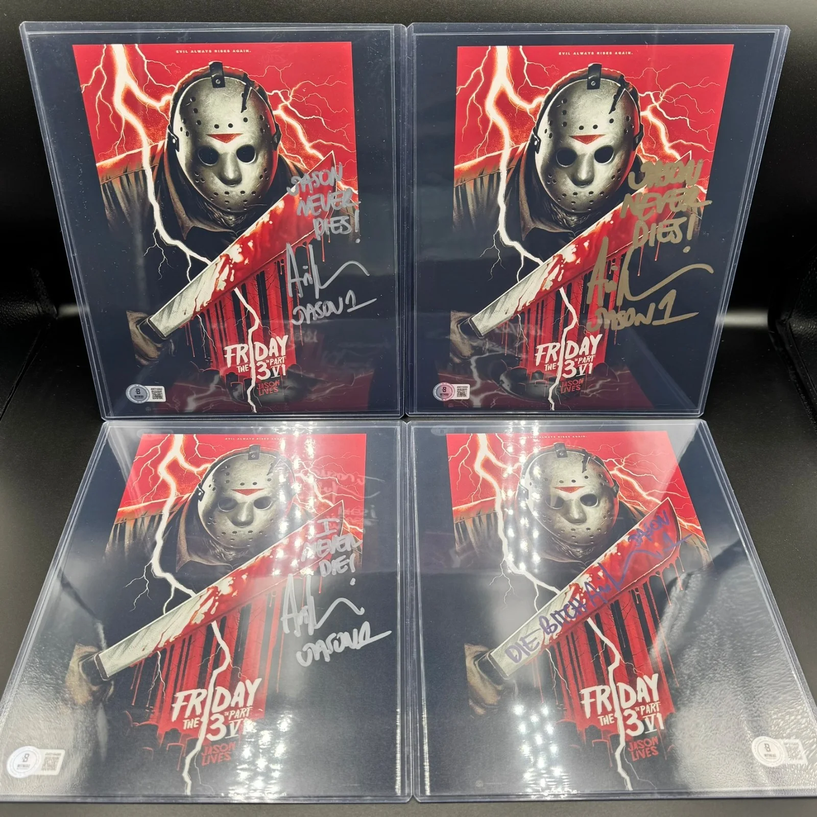 Ari Lehman — Ari Lehman Jason Voorhees Signed Friday The 13th 8x10 Photo - Beckett Witnessed, изображение 3