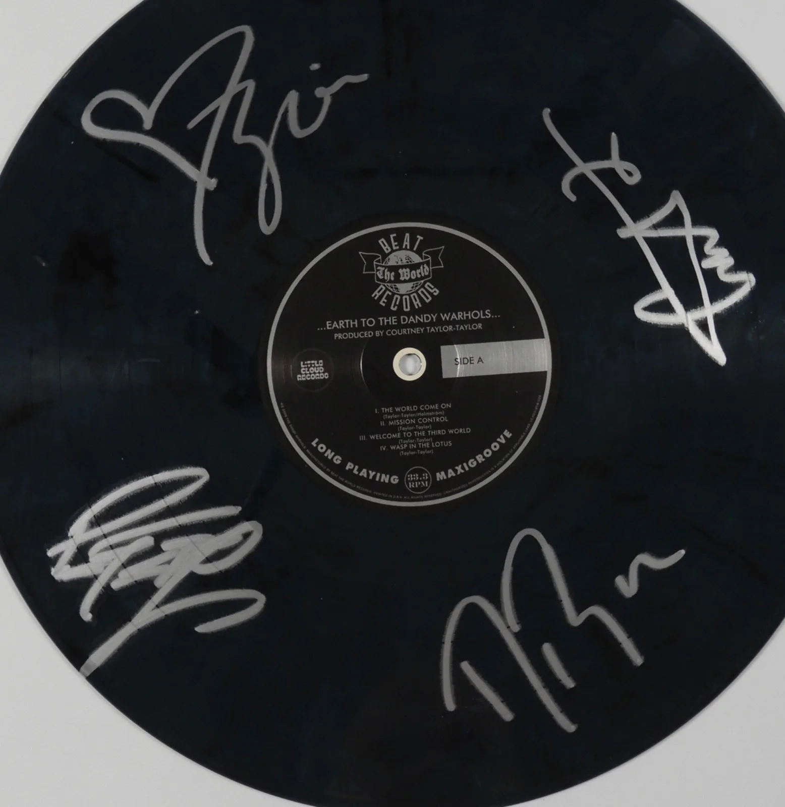 Earth To The Dandy Warhols JSA Autograph Signed Album Vinyl Record, image 2
