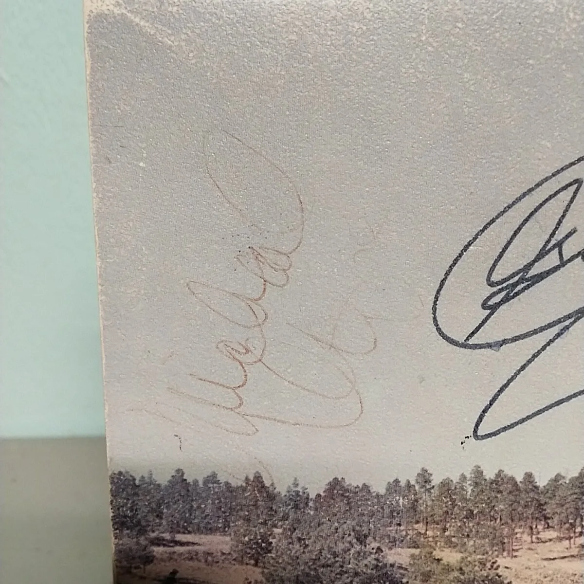 John Wayne — SIGNED JOHN WAYNE 26 Bar Auction - Pilar, Patrick,Michael Autographed 1968 RARE, image 4