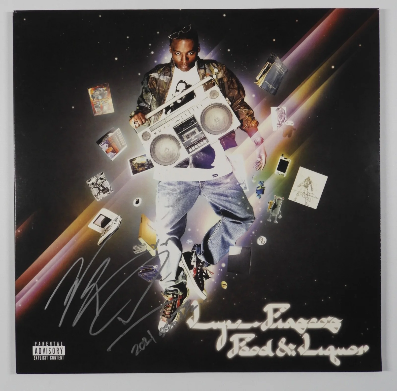 Lupe Fiasco JSA Signed Autograph Record Album Vinyl Food & Liquor Box Set, изображение 3