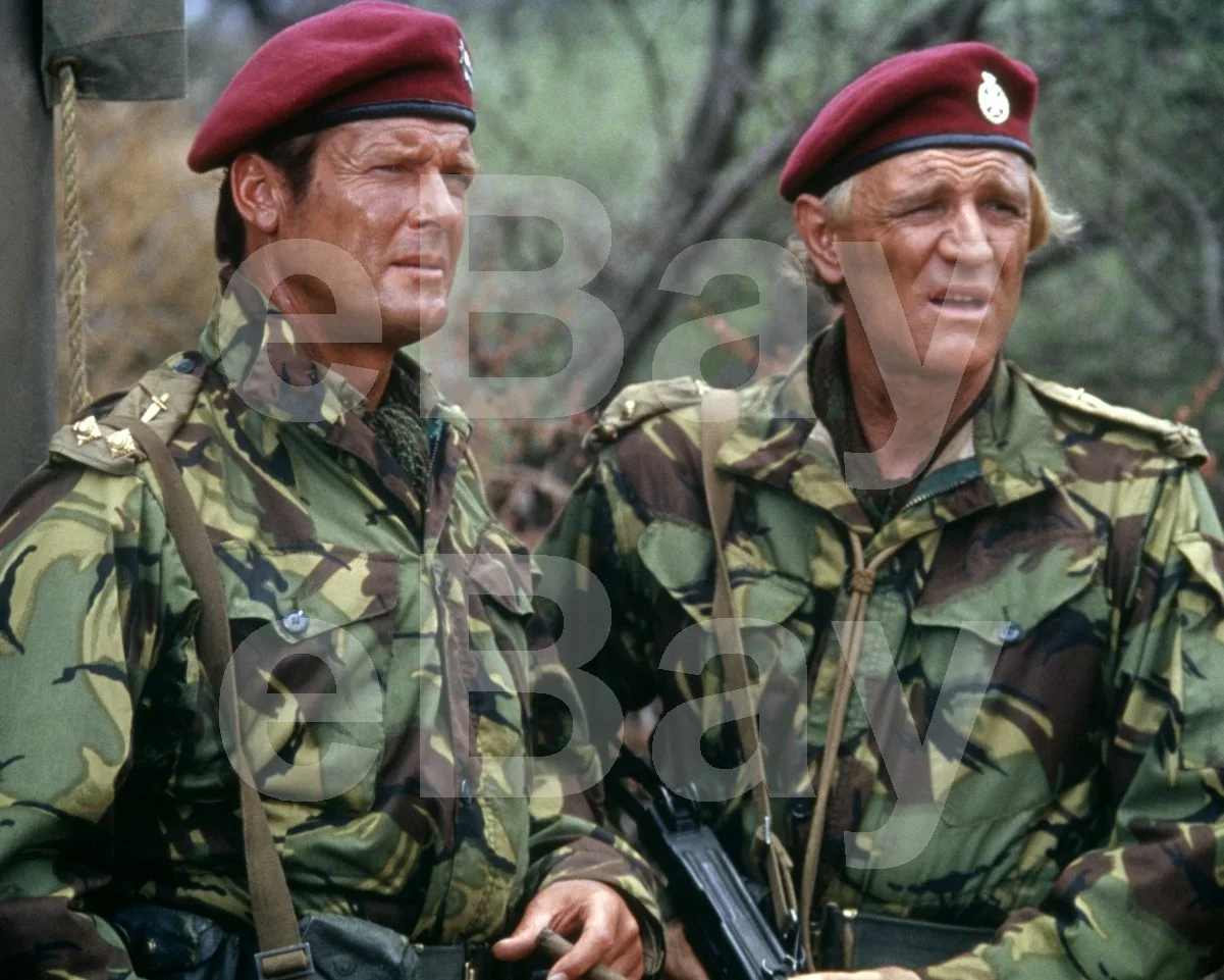The Wild Geese (1978) Roger Moore, Richard Harris 16x12 Photo Poster Print, изображение 4
